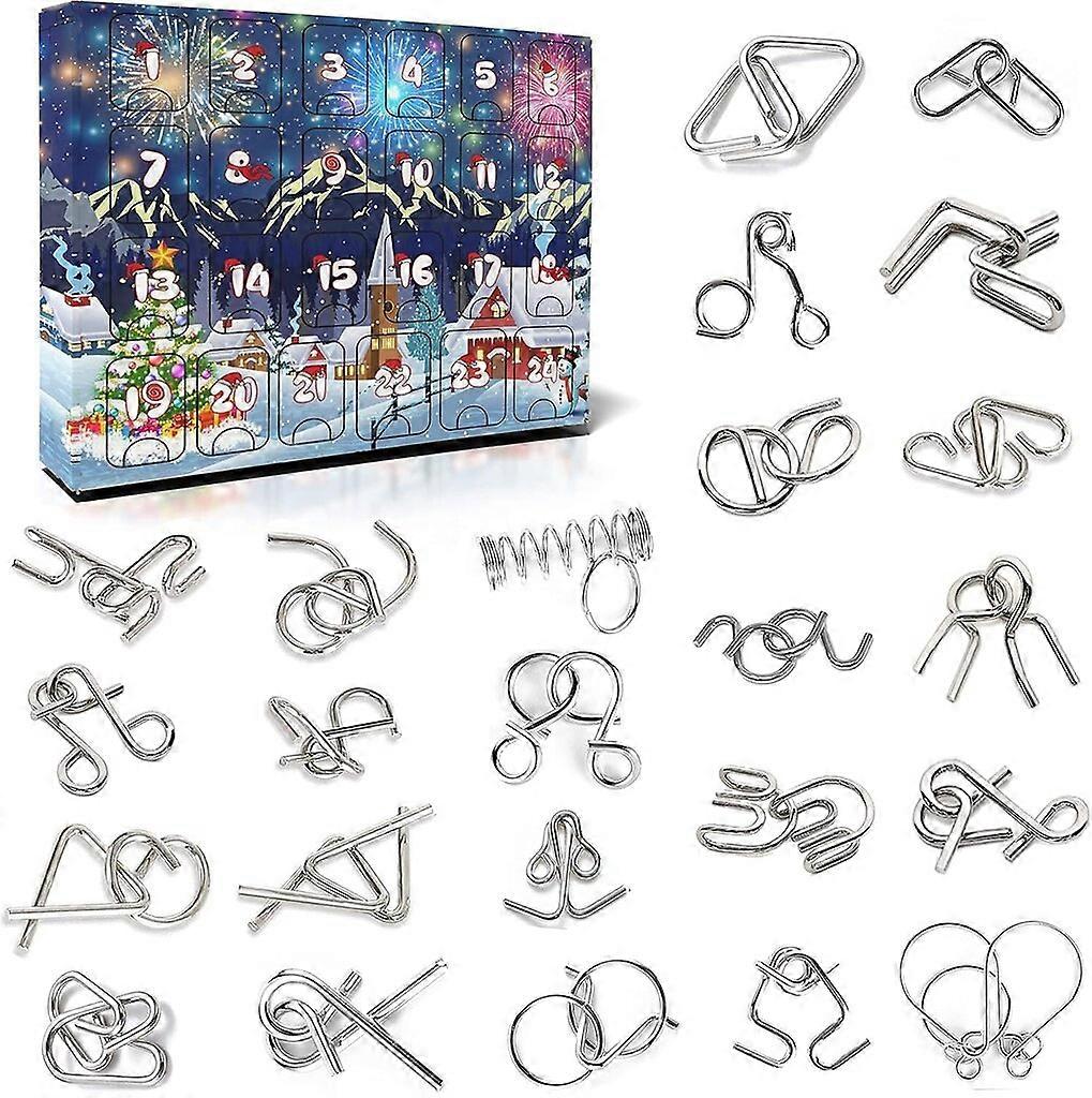 Metal Jigsaw Advent Calendar