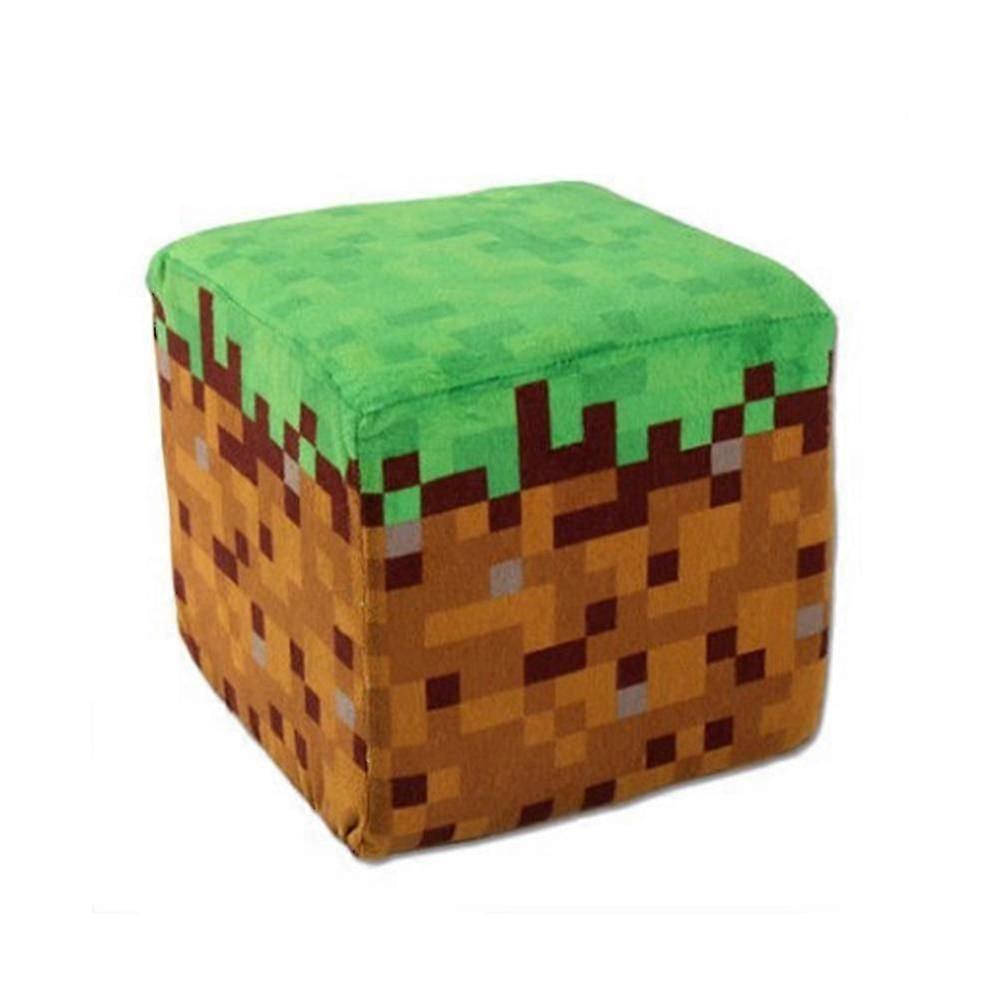 Grass cube (D) 20cm$Minecraft JJ monster plush toy grass cube TNT pillow anime peripheral one piece delivery