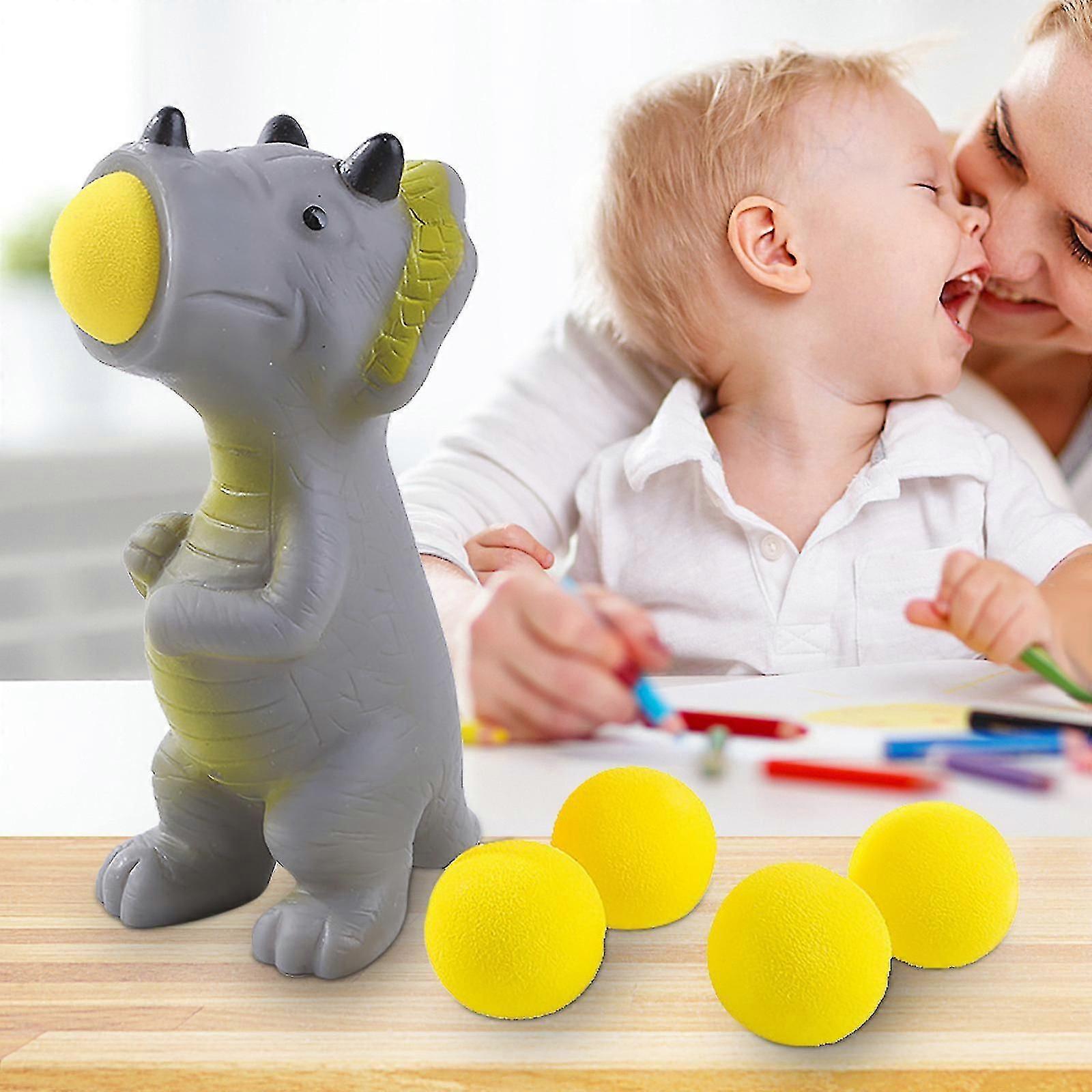 Cow Ball Blaster Popper Toys With 5 Foam Balls
