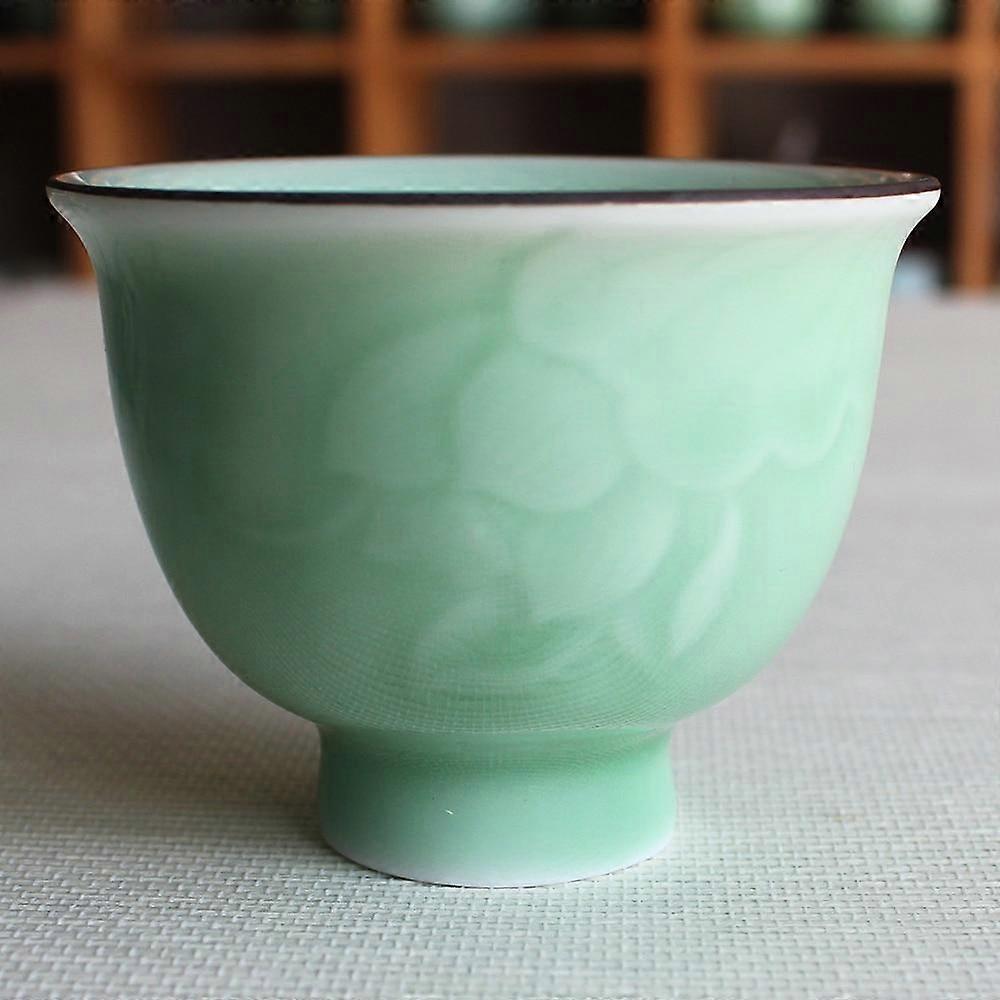 Longquan Celadon Ceramic Tea Set Master Cup Kung Fu Tea Cup