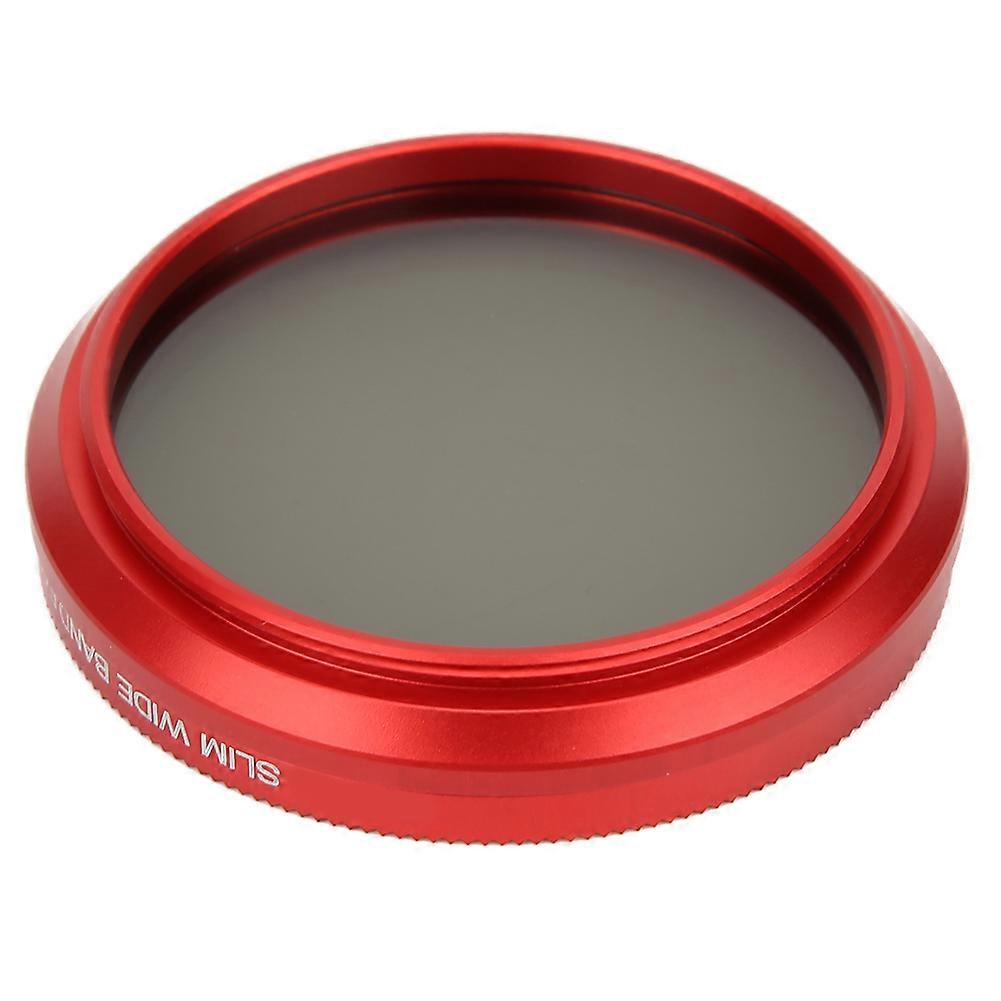 40.5mm Adjustable ND2-400 Neutral Density Filter Red Ring