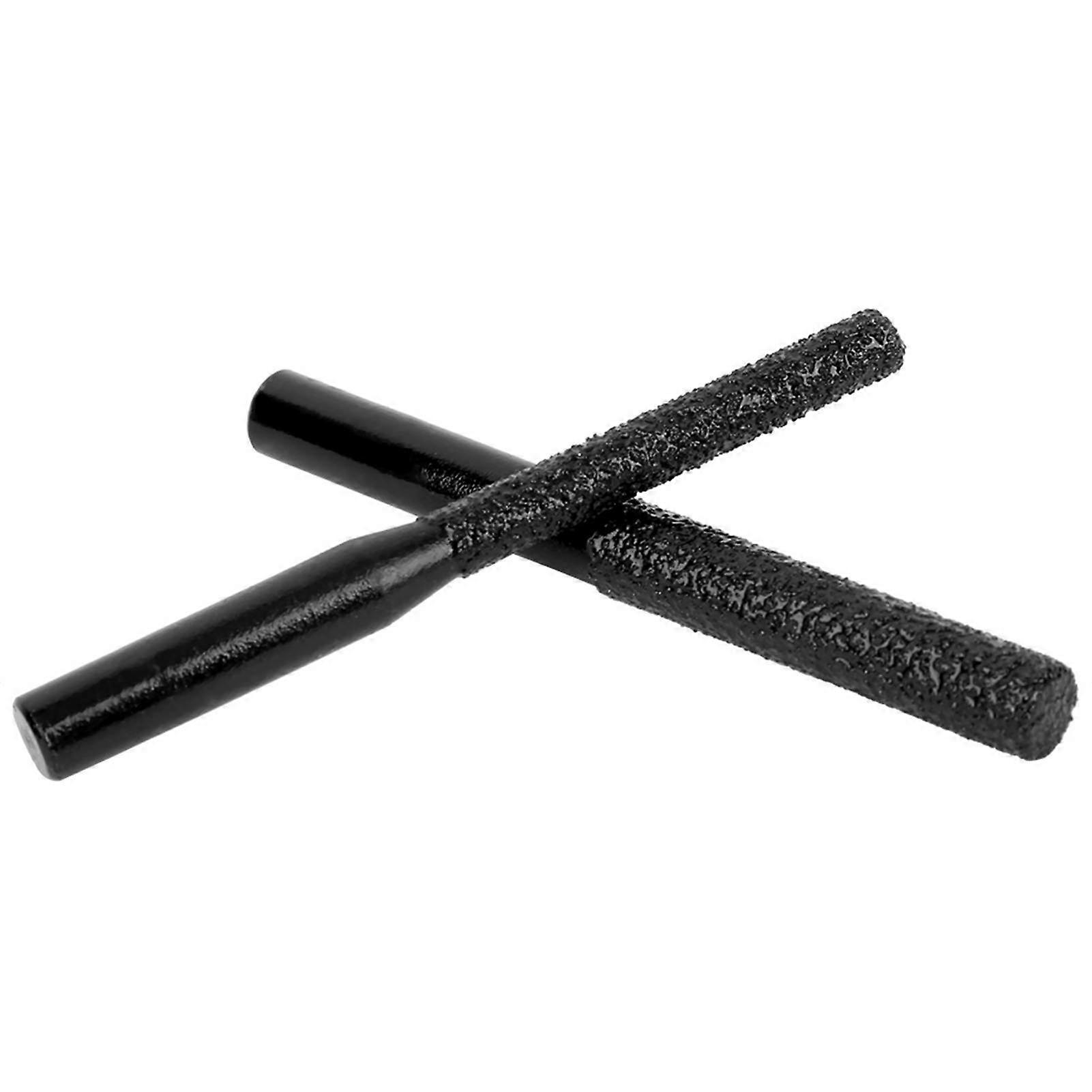 2Pcs Diamond Router Bits Black Brazed Straight Shank for Quartz Stone Marble Seam Knife