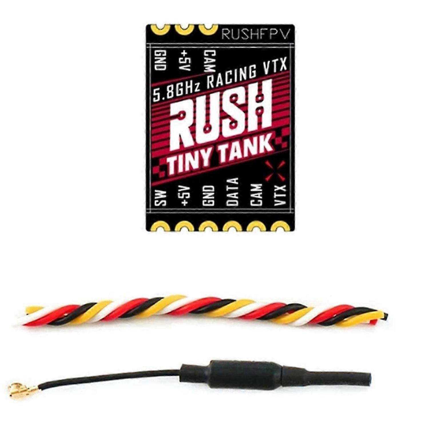 RUSH TINY TANK Nano VTX 48CH 350mW Transmitter 5V Input W/ LED Expansion Board FPV Transmitter for FPV Racing Whoop