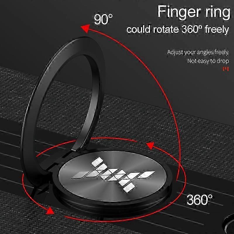 For Vivo Y3 / Y17 XINLI Stitching Cloth Texture Shockproof TPU Protective Case with Ring Holder(Black) 2025