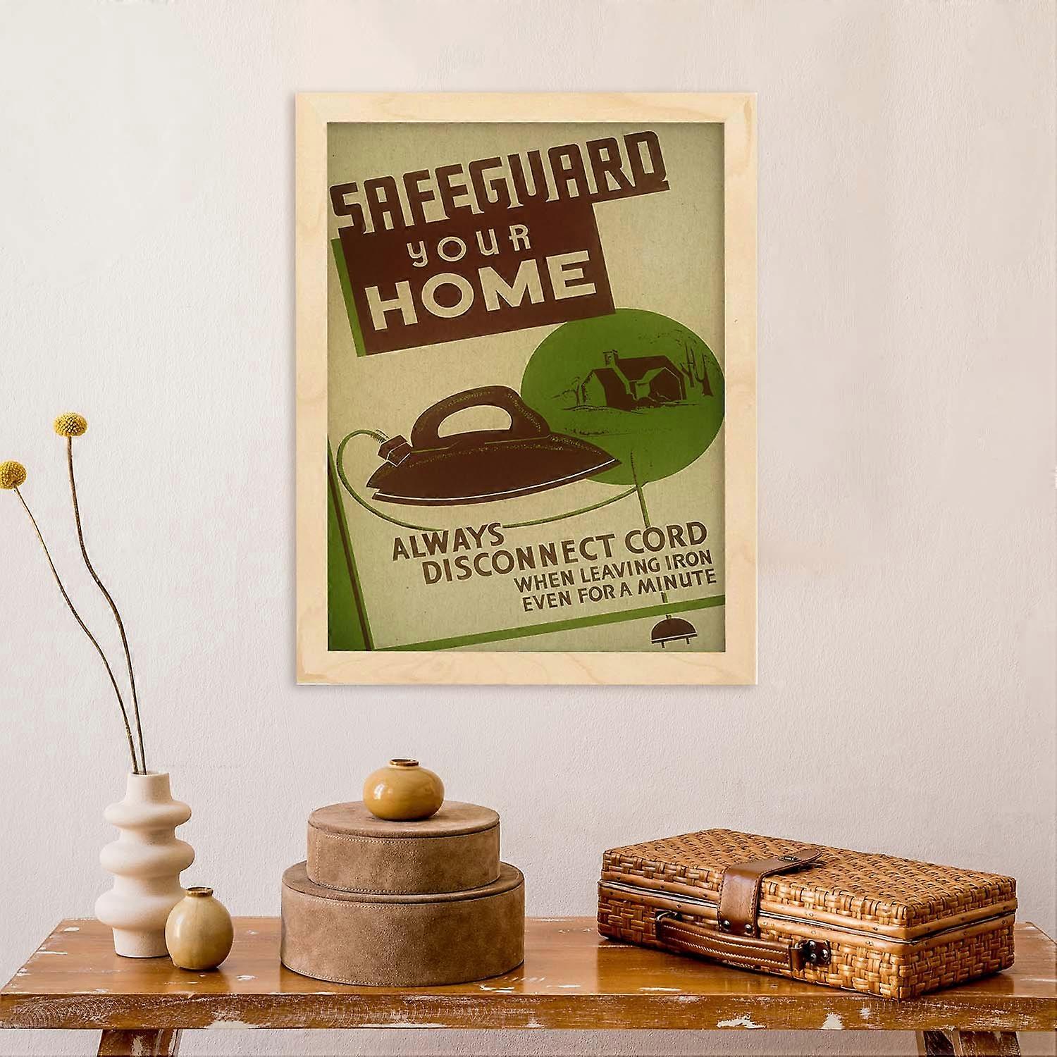 Vintage Home Security Poster