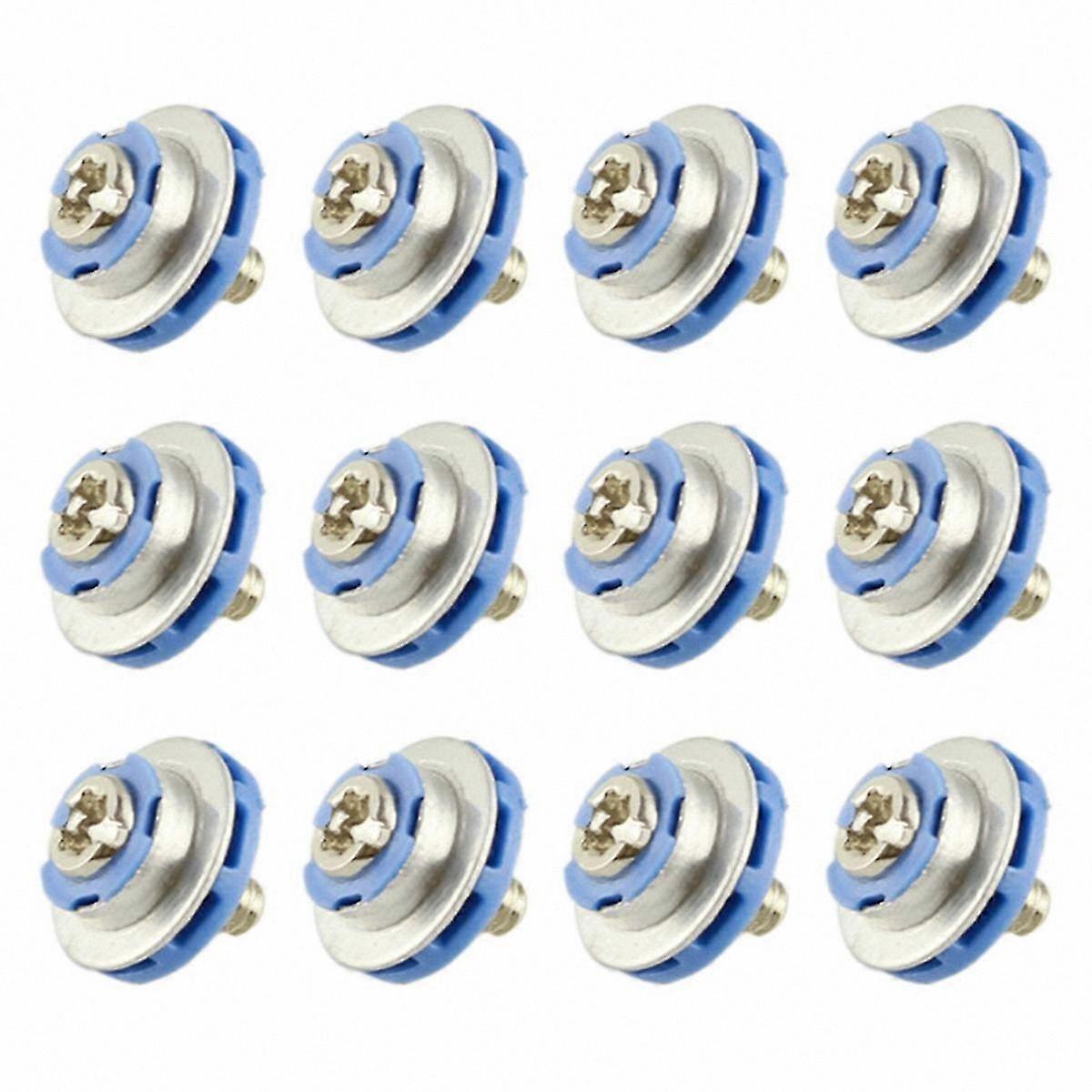 12-Pack 3.5 Inch Hard Drive Mounting Screws with Isolation Grommets for Noise Reduction