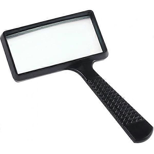 5x Magnifying Glass, Portable Handheld Magnifier Reading Mirror Pocket, reading aid