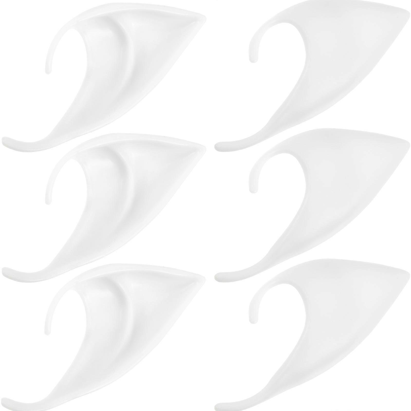 Cosplay Elf Ears Silicone Fairy Ear Props for Kids Playing 6Pcs Set
