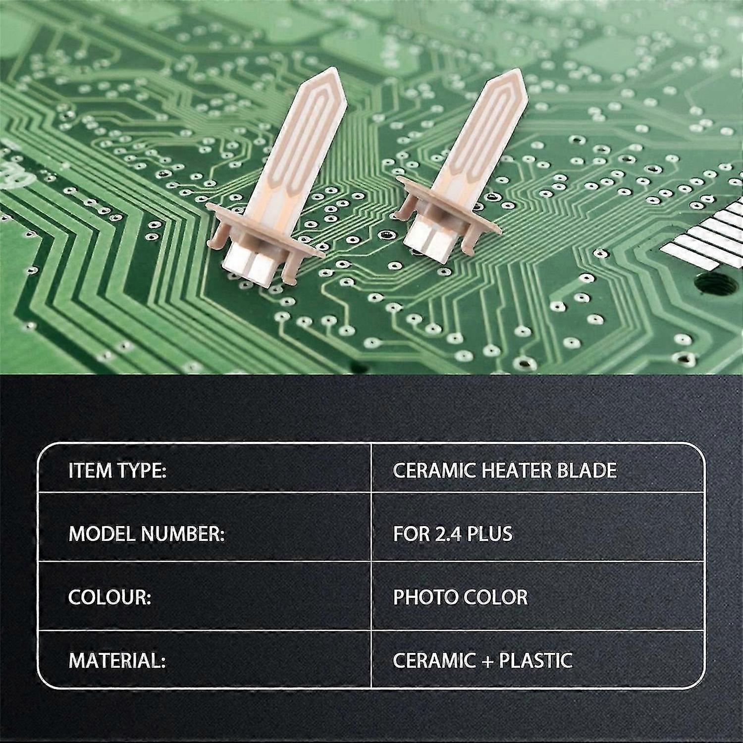 2Pcs Ceramic Heater Blade Heating Stick Blade Replacement