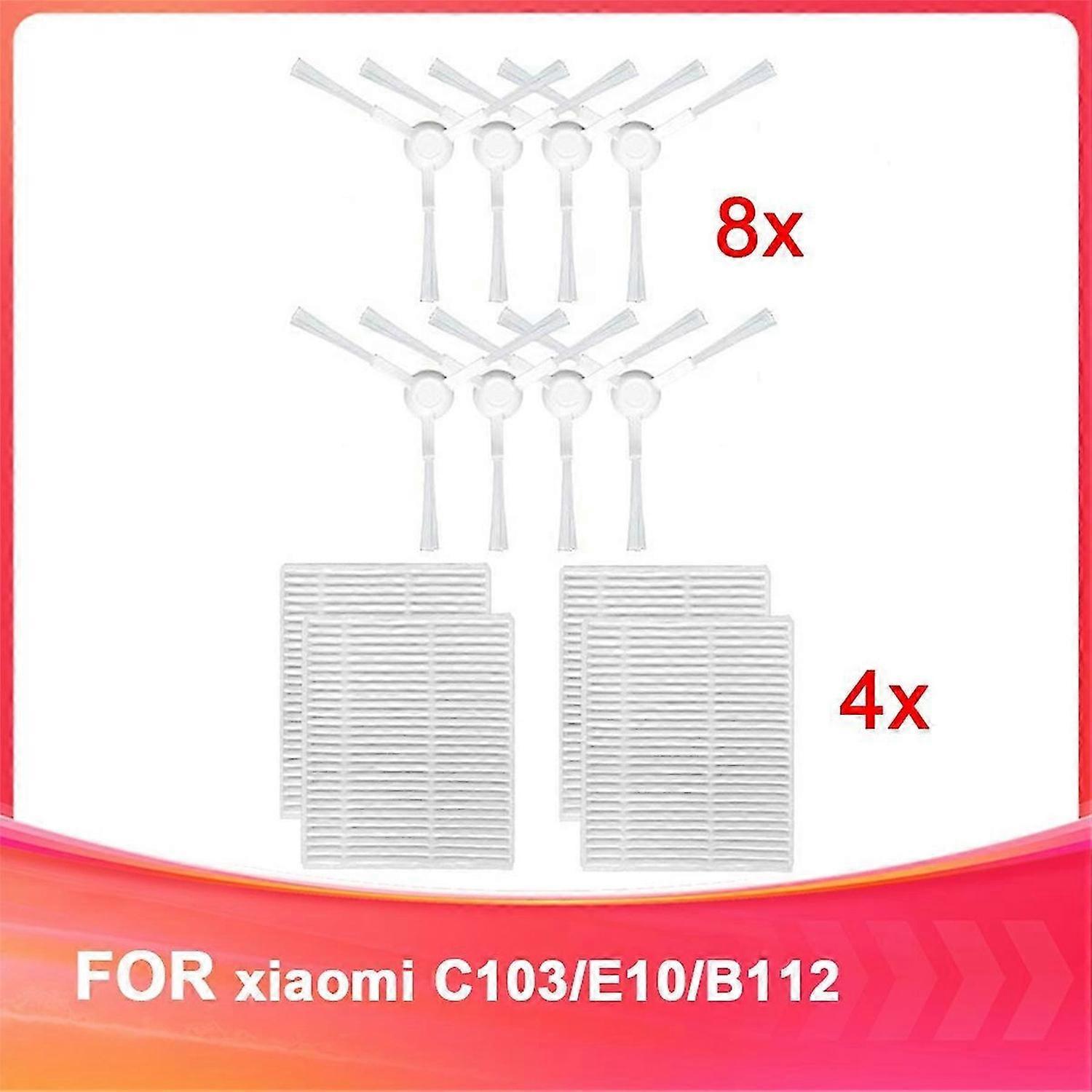 For Xiaomi C103/E10/B112 Robot Sweeping and Mopping Accessories Side Brush Filter 3C Enhanced Versio