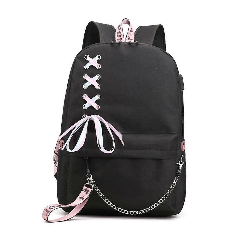 Oxford Cloth Backpack Large Capacity Casual Practical Soft Shoulder Strap