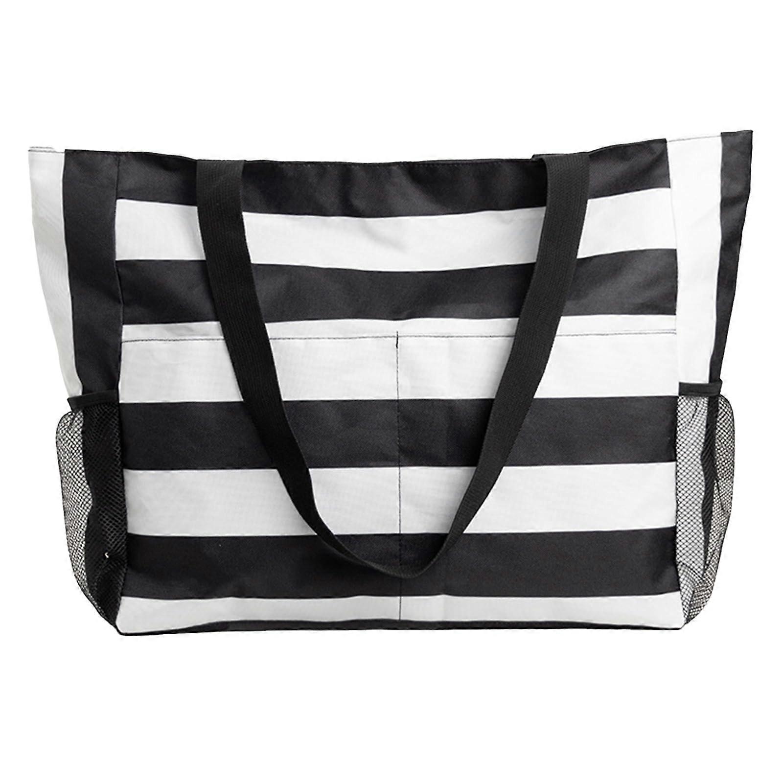 Waterproofs Folding Beach Pool Bag Large Capacity Travel Storage Bag With Multiple Pockets Easy To Carry