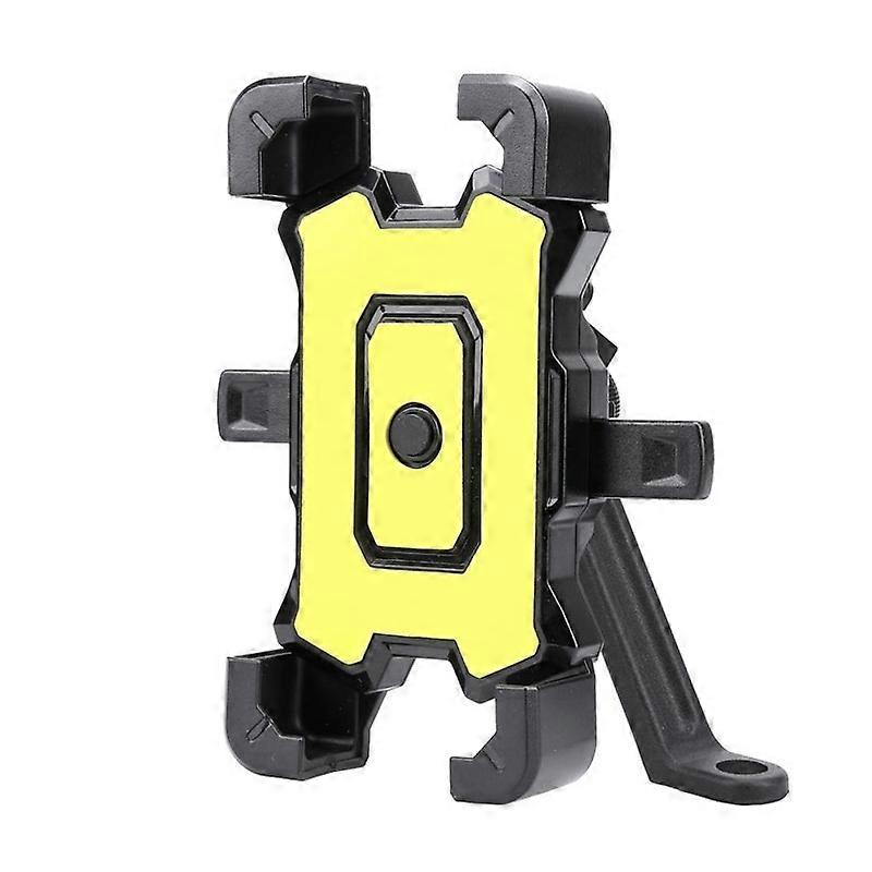Bicycle Riding Shockproof Bracket Yellow For Rearview Mirror