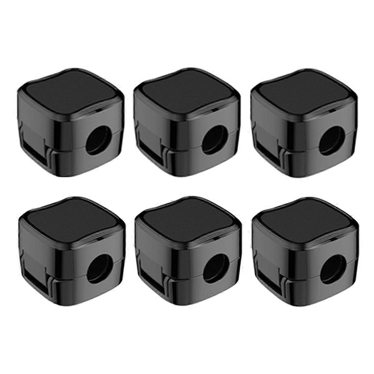 Magnetic Cable Clips Non-marking Cable Organiser Clip Plug Hook Black