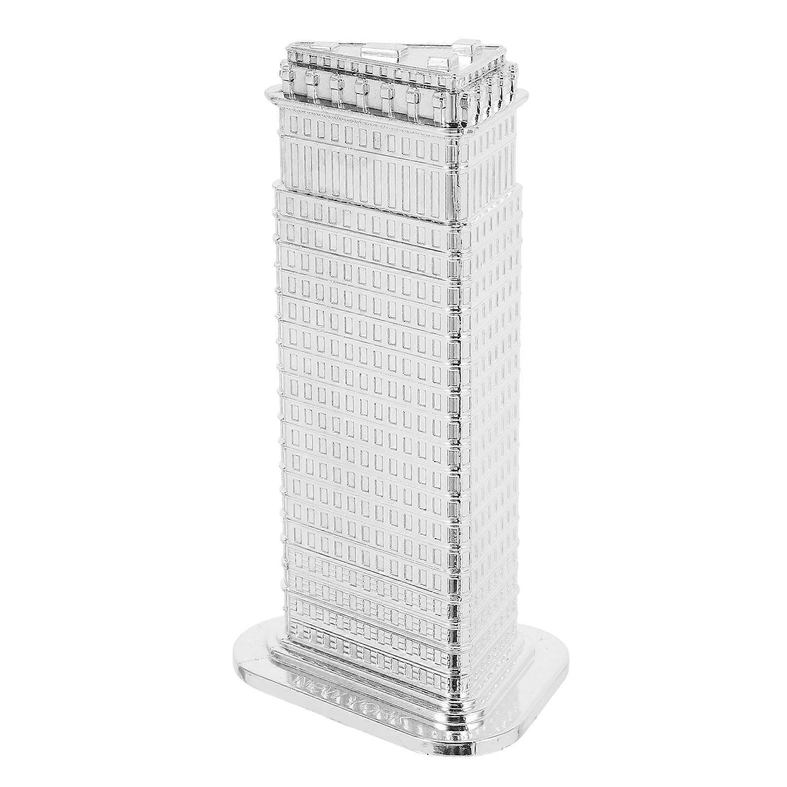 Building Statue Vintage Model for Decoration 3Pcs