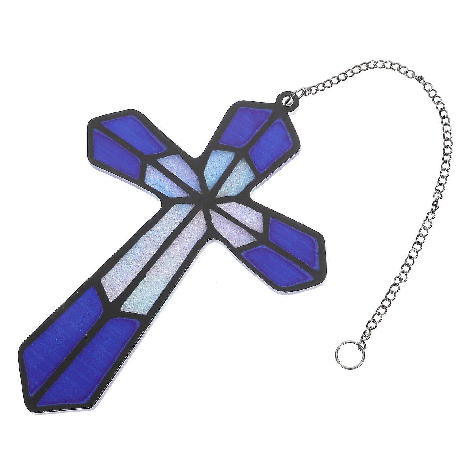 Home Decor Acrylic Window Cross for Wall Hanging 5Pcs