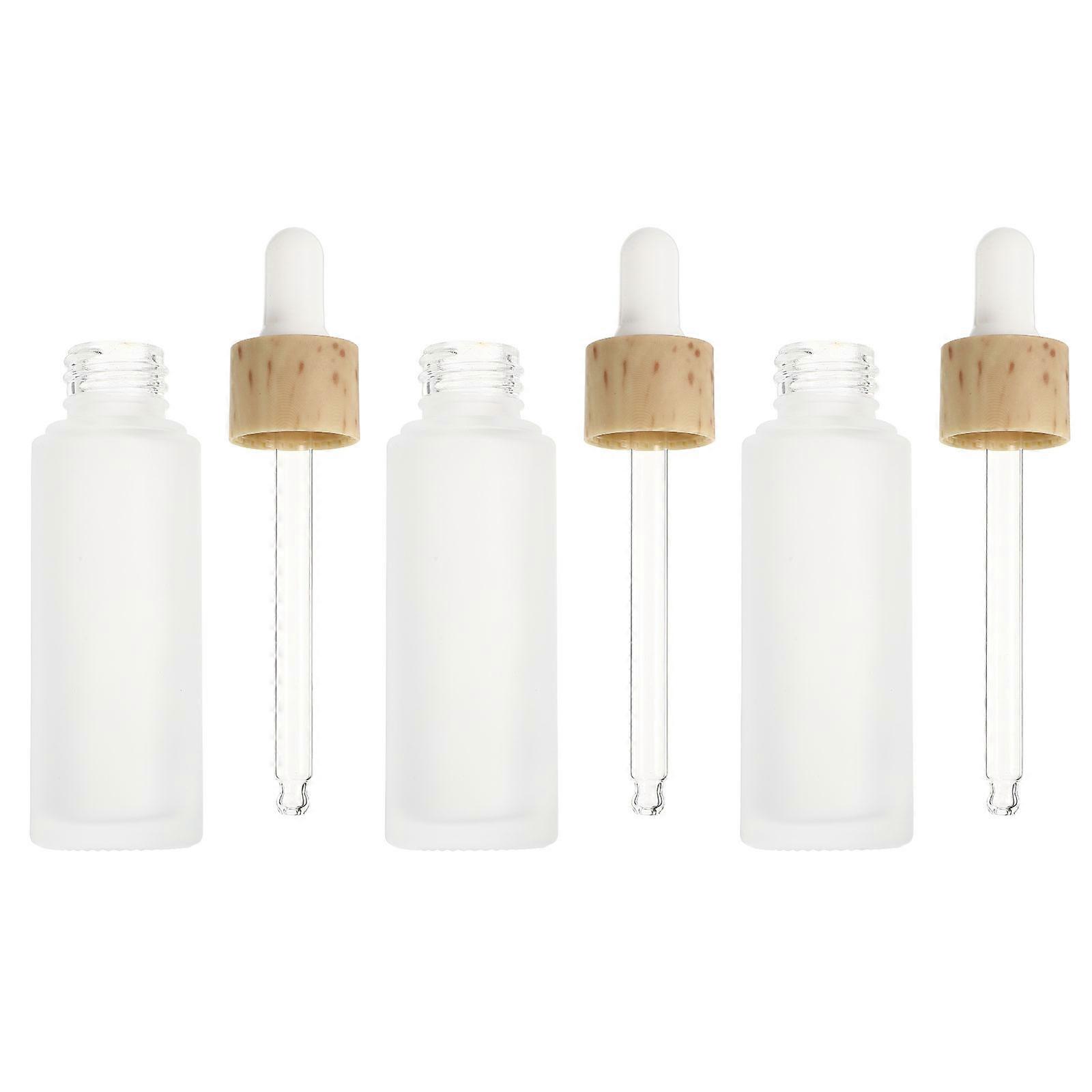 Transparent Essential Oil Bottle for Storage 3Pcs Refillable Dropper Bottles