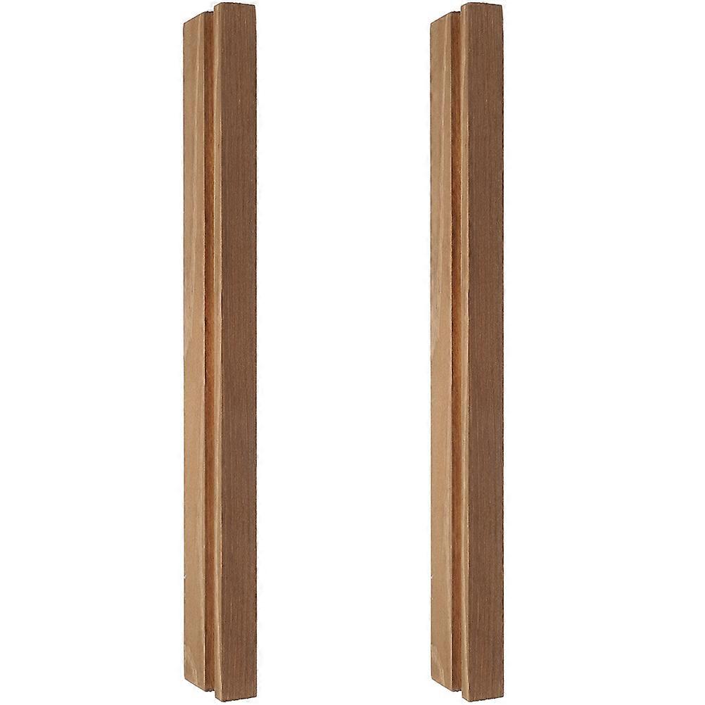Wood Vinyl Record Stand Display Rack for Storage Use 8Pcs Light Brown