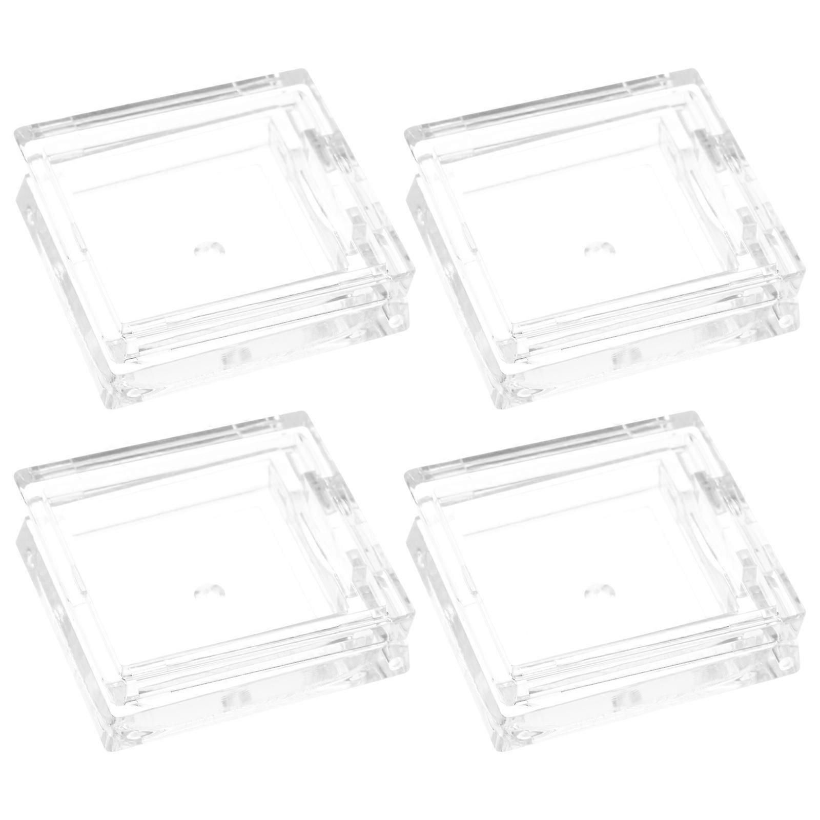 Transparent Eyeshadow Pan Empty Makeup for Storage 8Pcs Durable Plastic