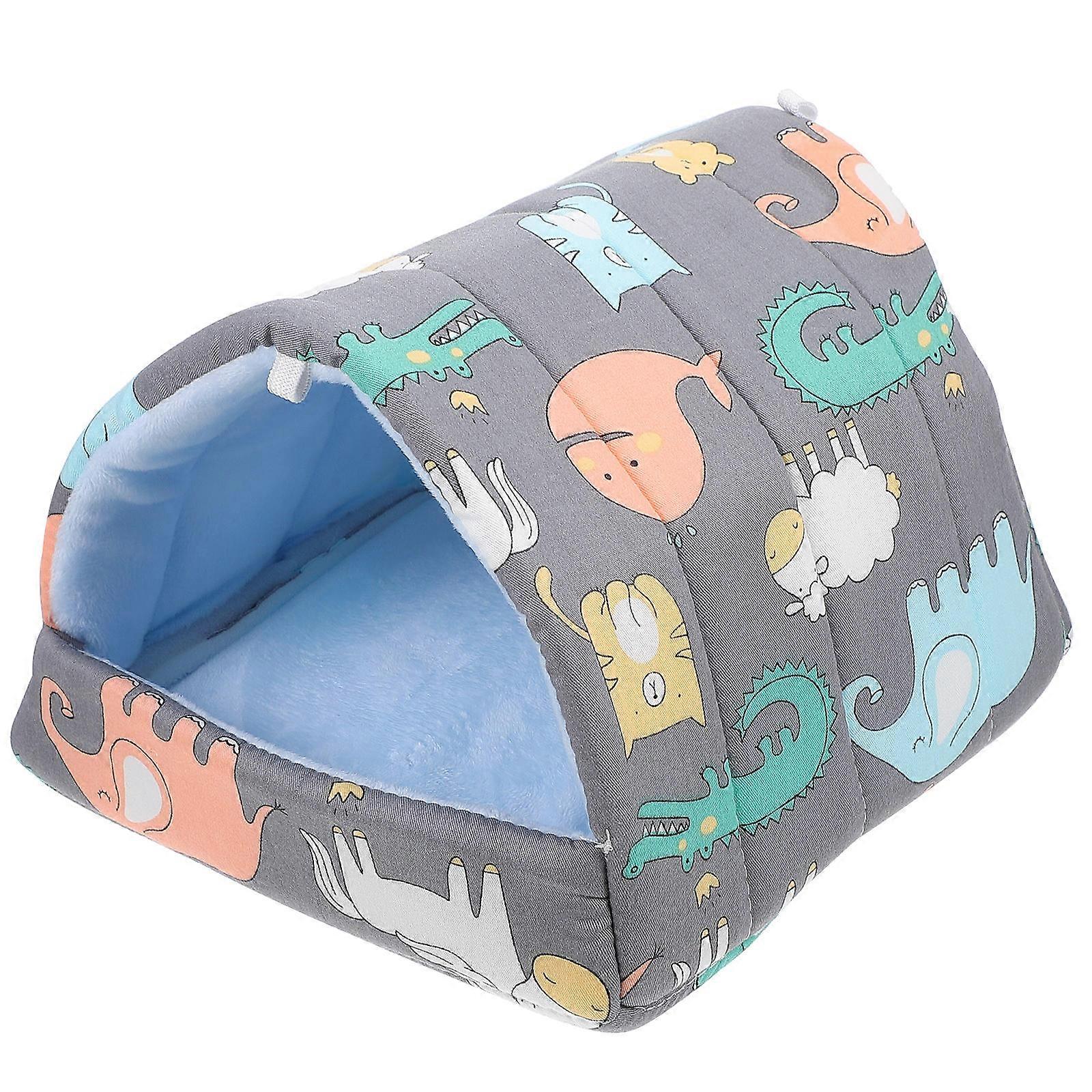 Winter Nest For Hedgehog 2Pcs Square Cotton Nest Suitable For Hamster Rabbit Pet Owners 20X20X16CM
