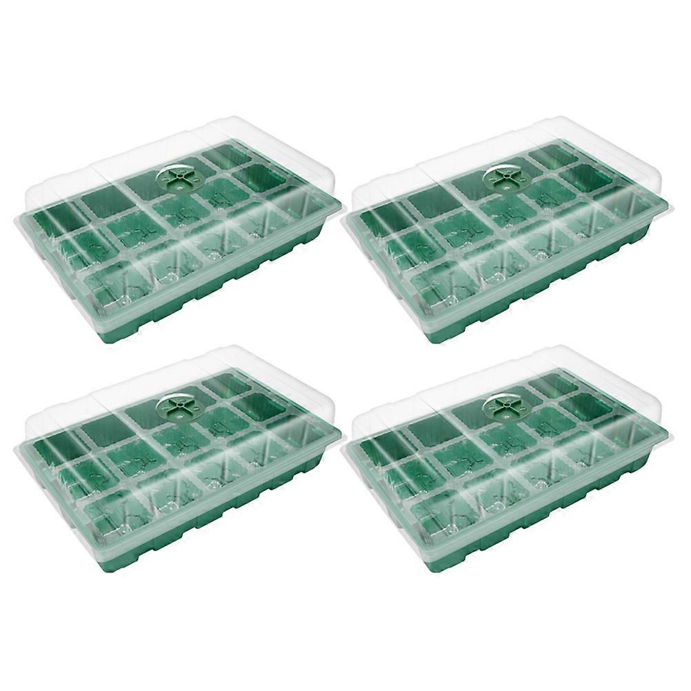 Durable Garden Propagator Starter Tray with 15 Holes 2Sets