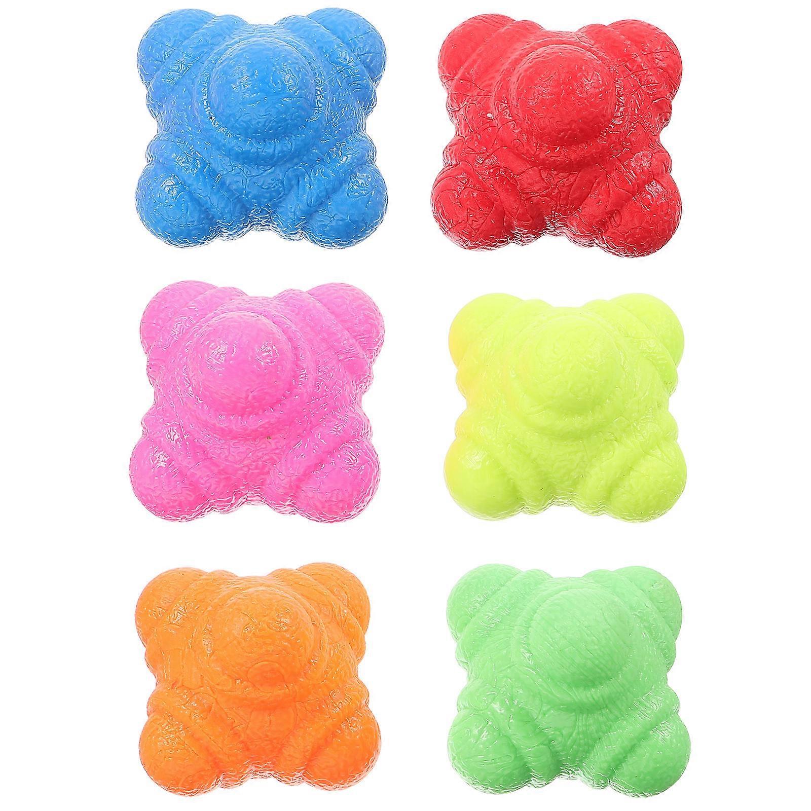 Reaction Balls Agility Hexagonal Training Balls for Women 24Pcs Pack