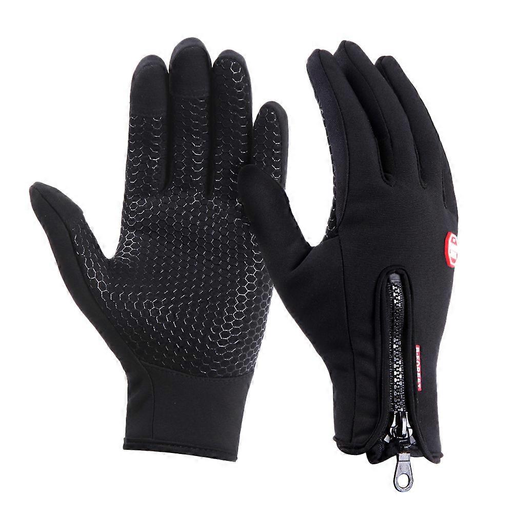 Touchscreen Gloves Mens Windproof Gloves for Winter Driving 3Pcs