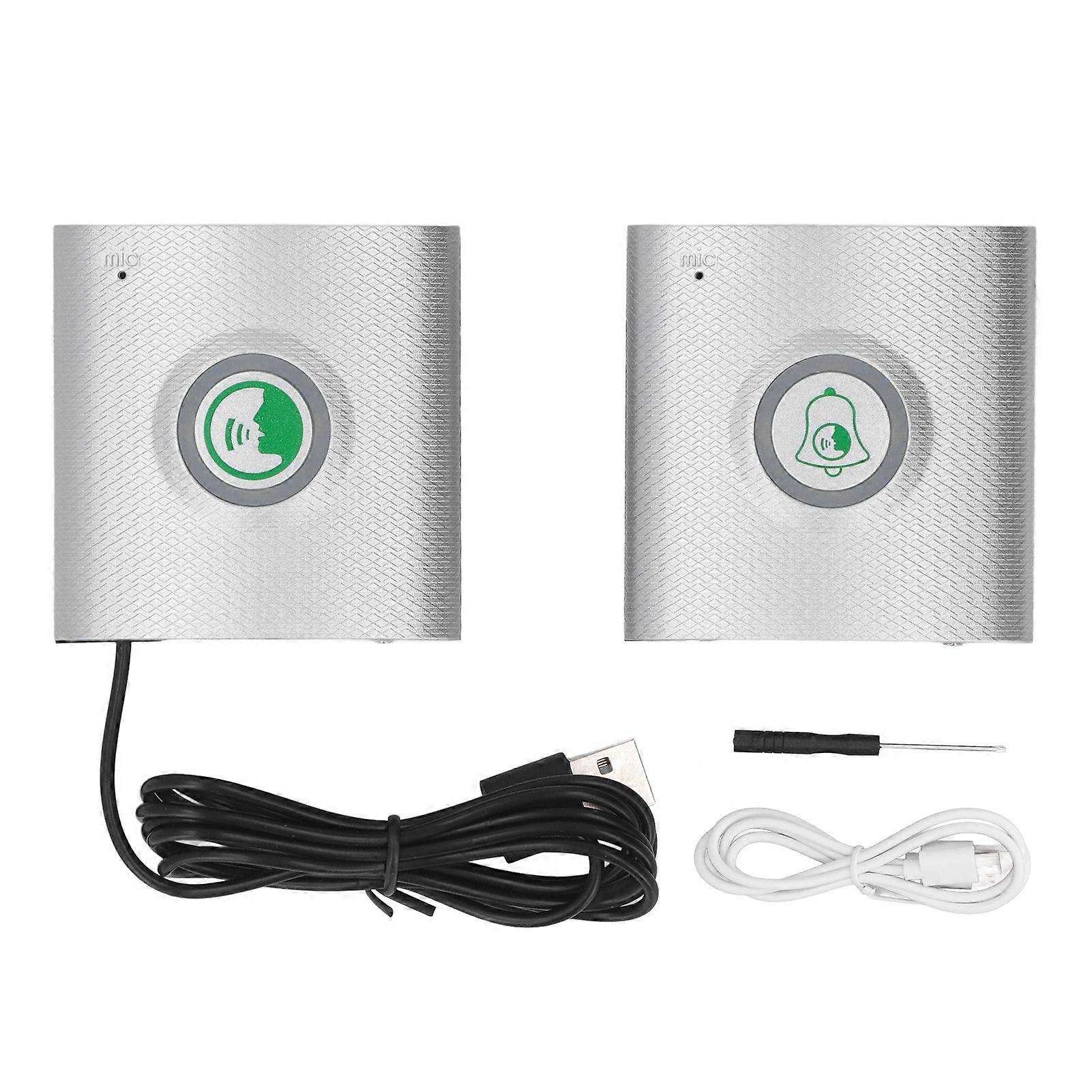 Høy kvalitet Ultra-langdistanse trådløs stemme intercom dørklokke 1 ekstern