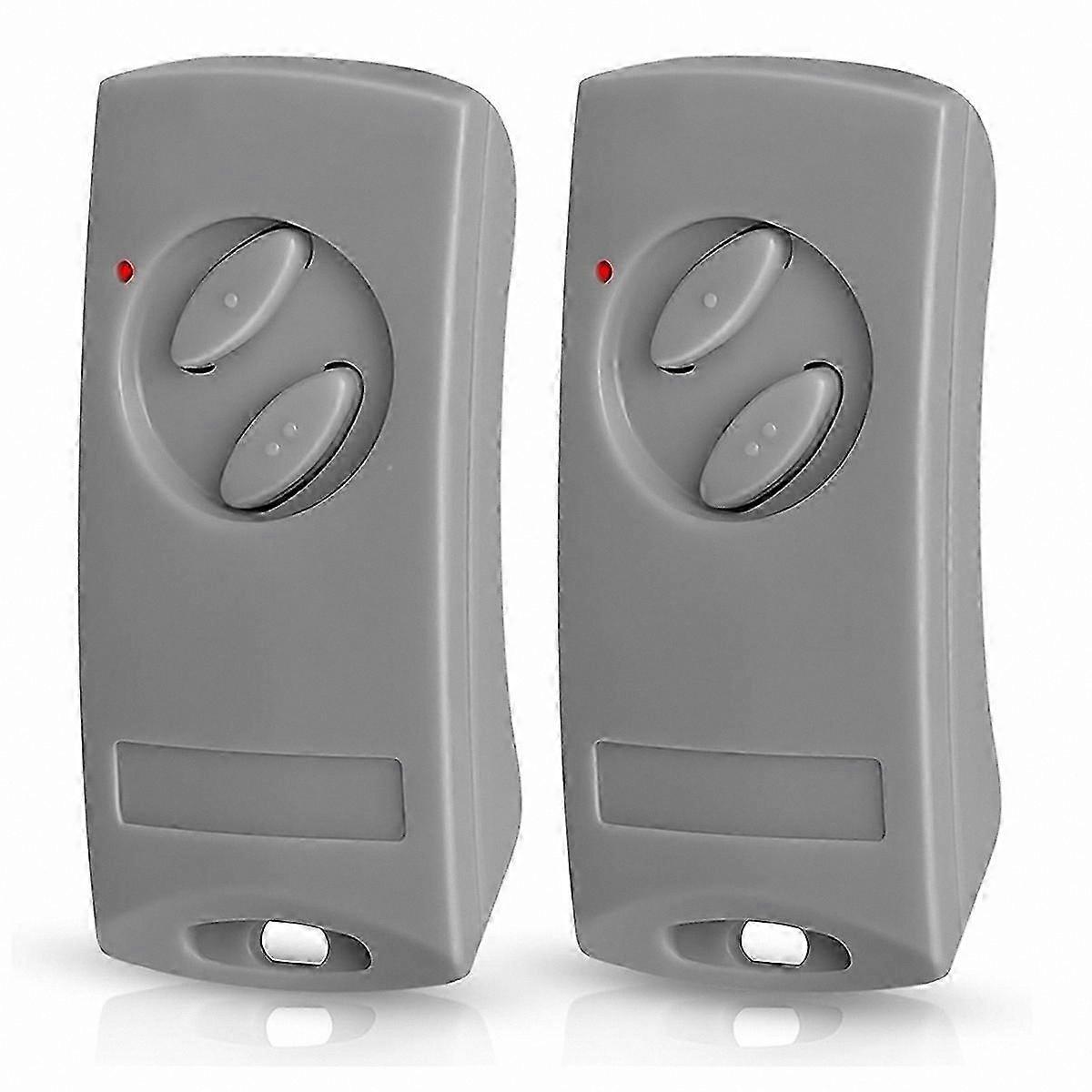 2-Pack Universal Garage Door Opener Remote Control for 433MHz Systems