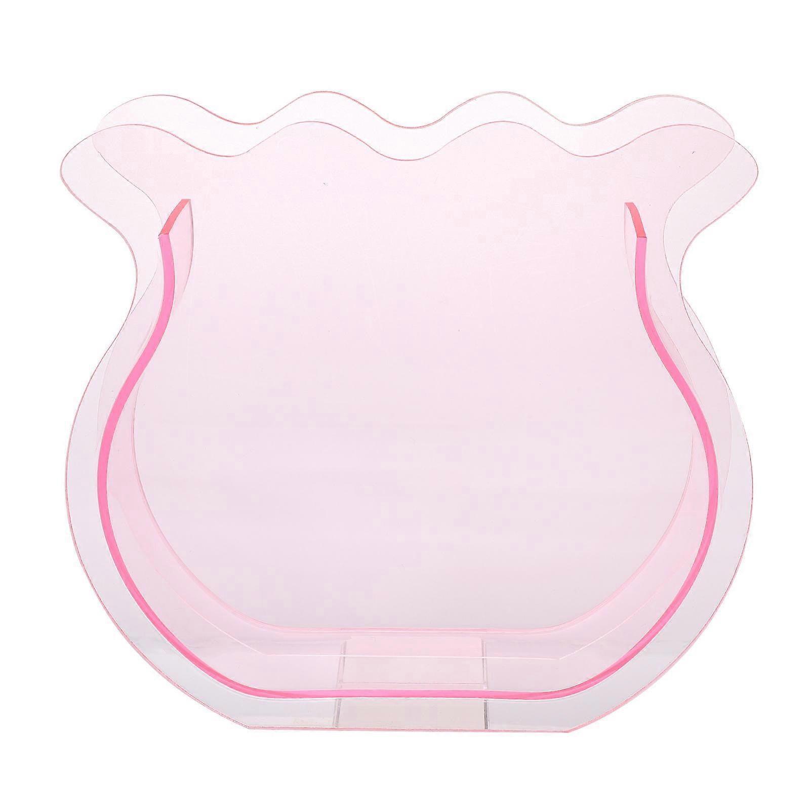 Decorative Acrylic Flower Vase for Home 4Pcs Multi-Function Flower Holder