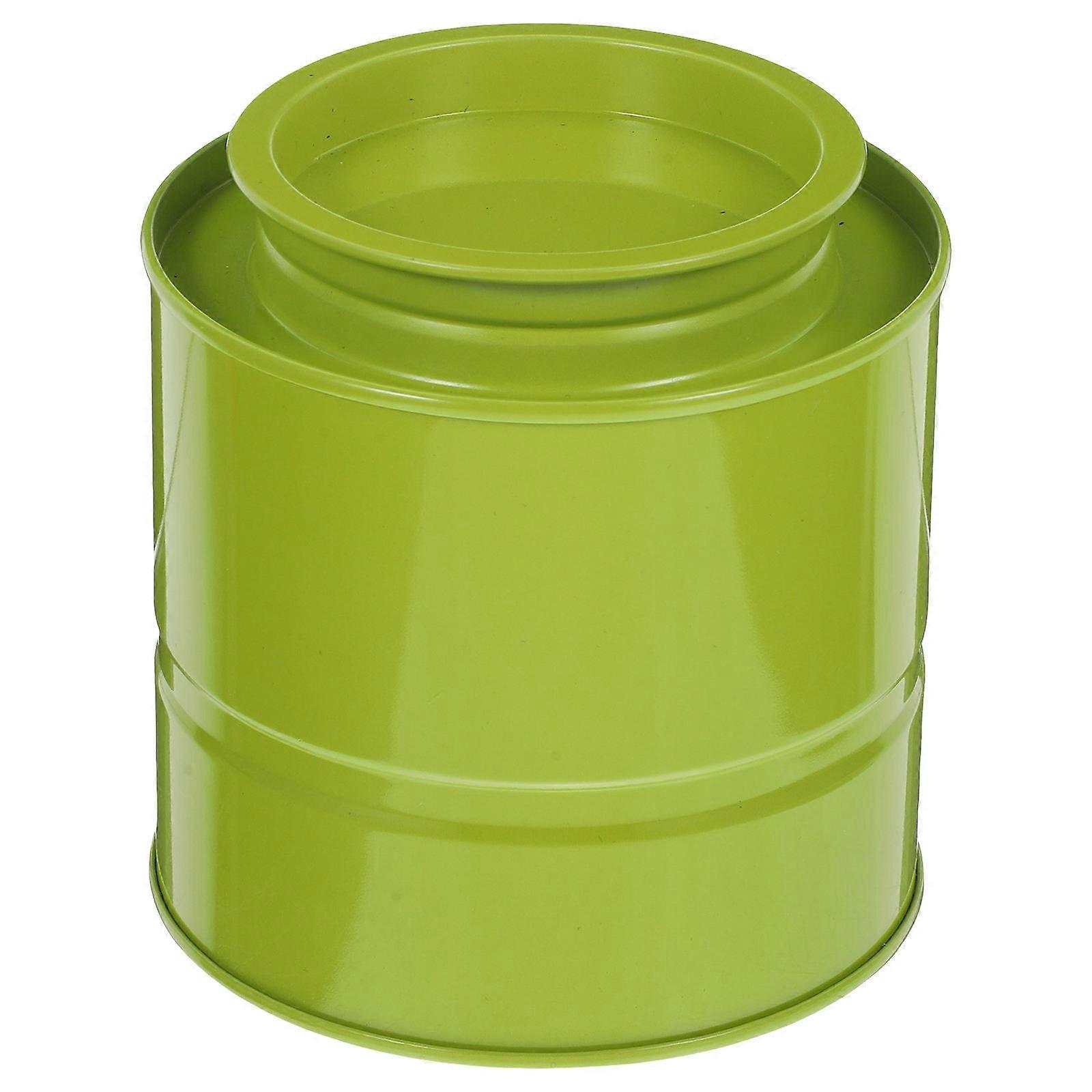 5Pcs Tinplate Jar Airtight Storage Container With Sealing Lid Light For Kitchen Bathroom And RV Dust-proof Function