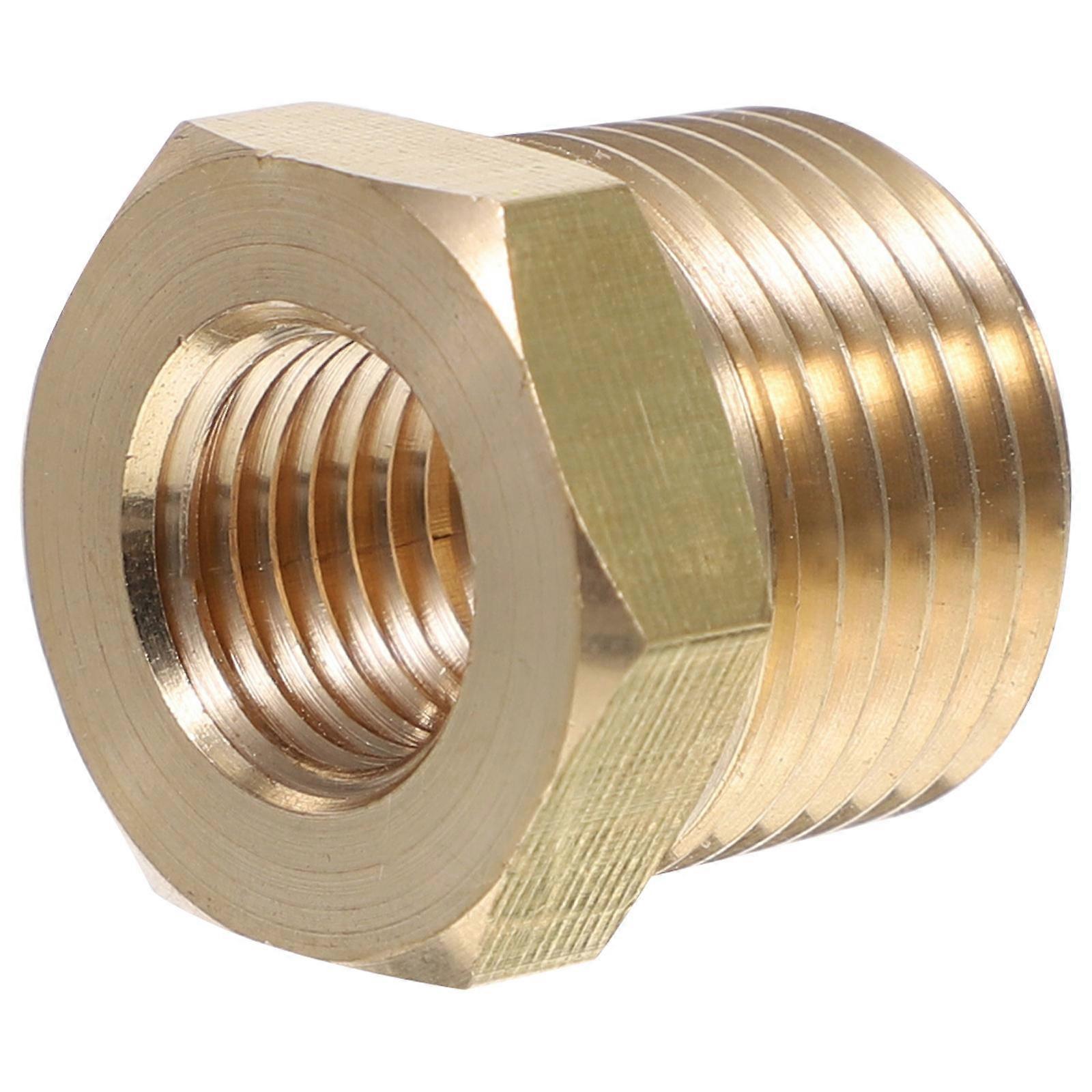 1/2 To 1/4 Hose Adapter Stainless Steel Reducer Bushing For Hose Splitter Temperature Resistant 3Pcs