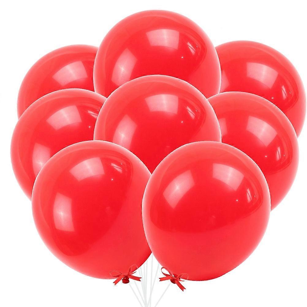 20Pcs 10 Zoll Party Dekorationen Luftballons Rot Perlglanz Glänzende Für Geburtstag Feiern Luft Gefüllt