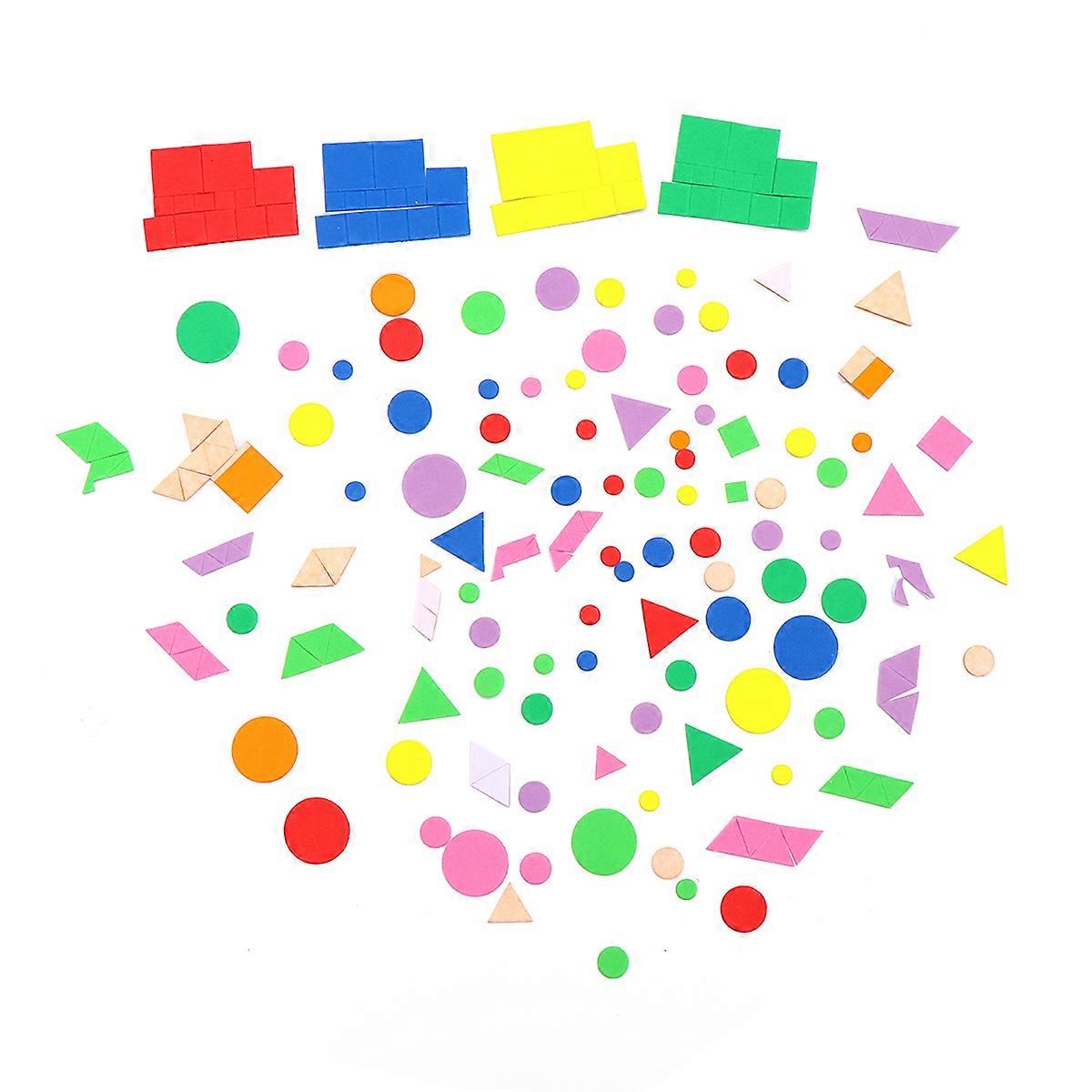 1000 db DIY óvodai EVA matrica véletlenszerű stílusú gyerekek otthoni művészeti projektek geometrikus formák faldekoráció