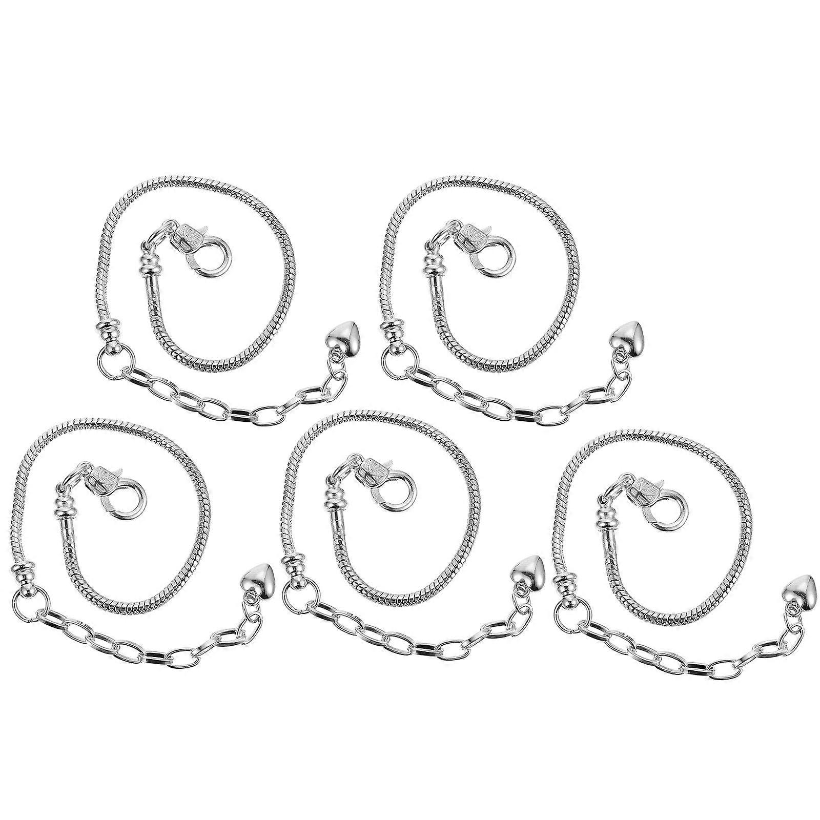 Decorative Bracelets Copper Bracelets Snake Bone Chains for Women 30Pcs