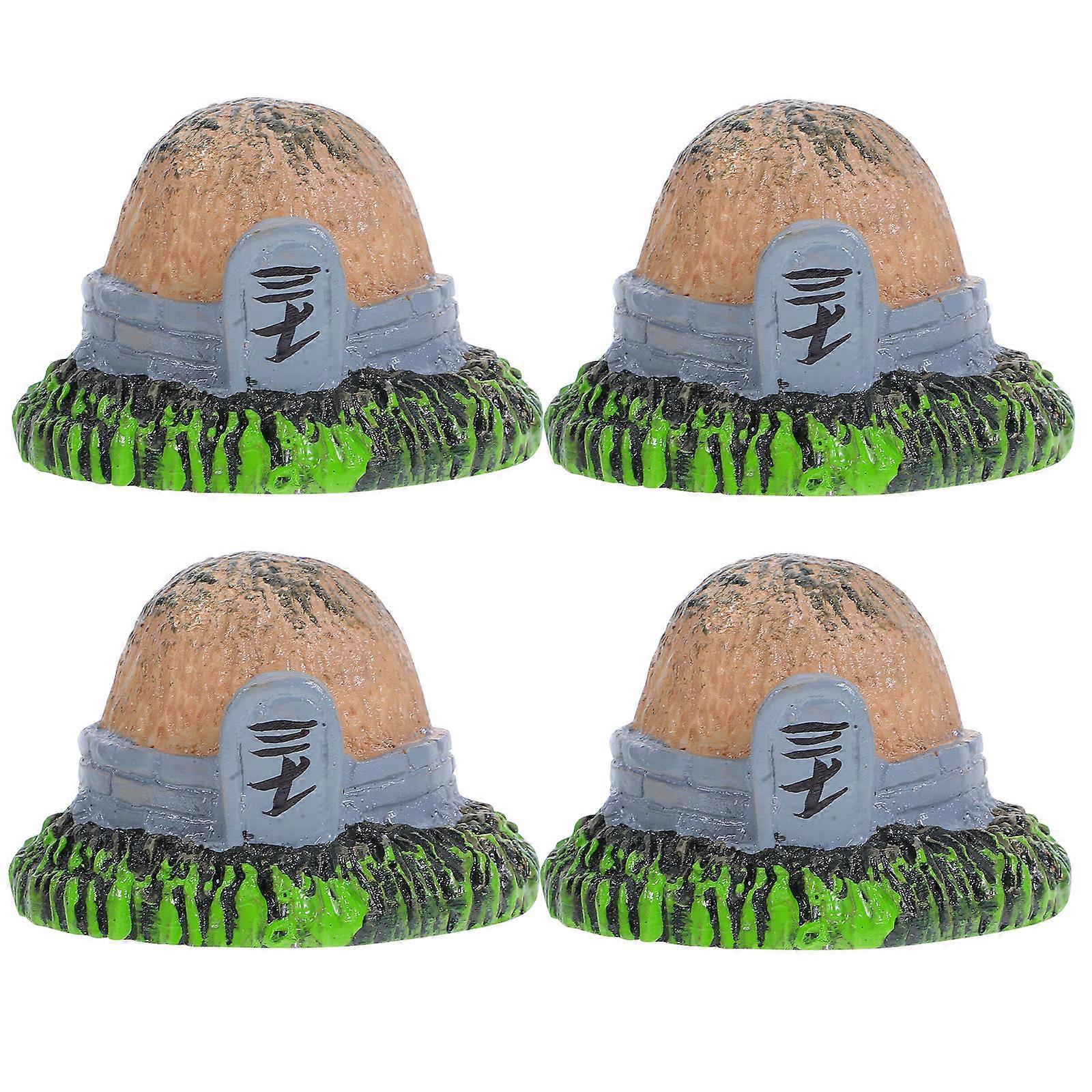 Miniature Tombstone Figurines for Sand Tray Mini Graveyard 12Pcs Set