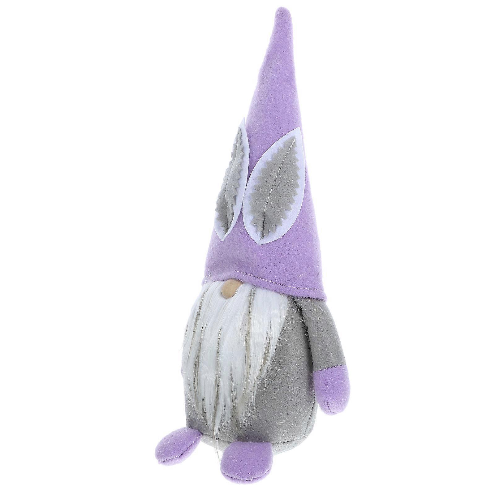 Whimsical Rabbit Gnome Doll Decoration For Spring Parties And Easter Featuring Safe Material And 31X16X9CM Size 4Pcs