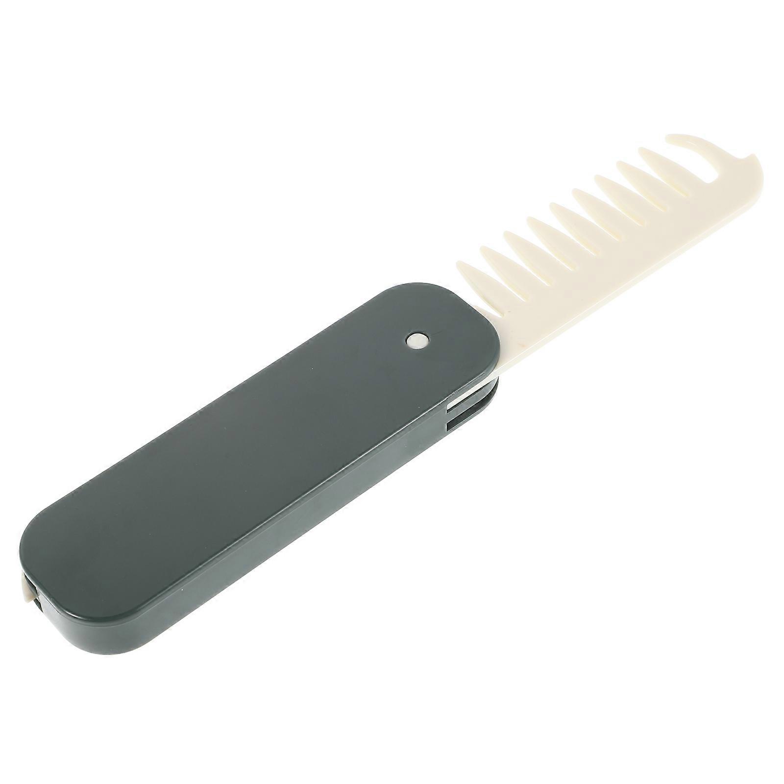 Foldable Travel Hair Comb for Men 3Pcs Pocket Dual Row Fine and Wide