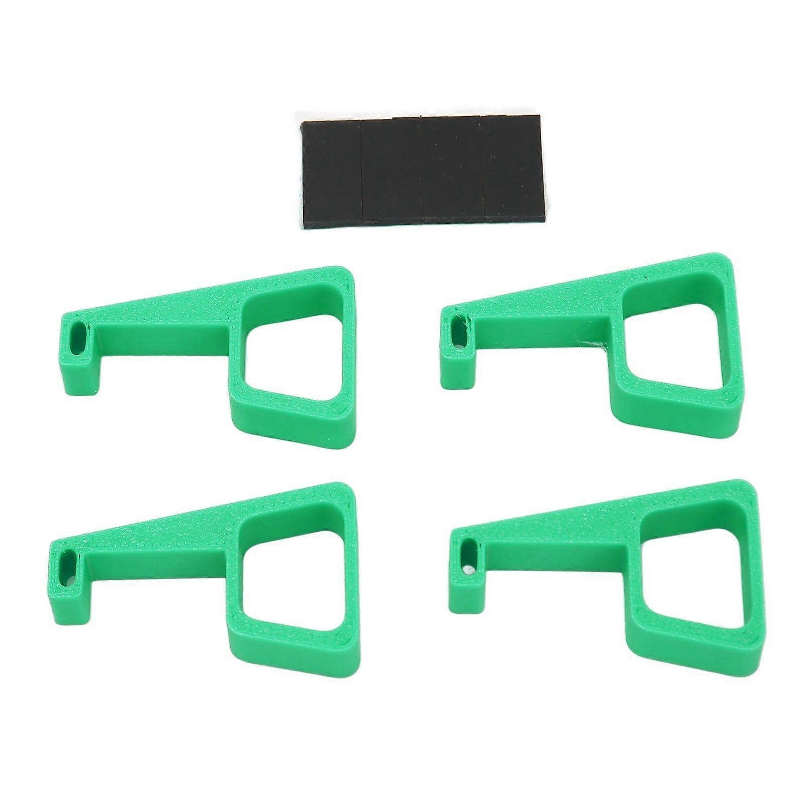4pcs Game Console Horizontal Holder Prevent Slip Cooling Feet Console Heightening Bracket for PS4 Pro Green