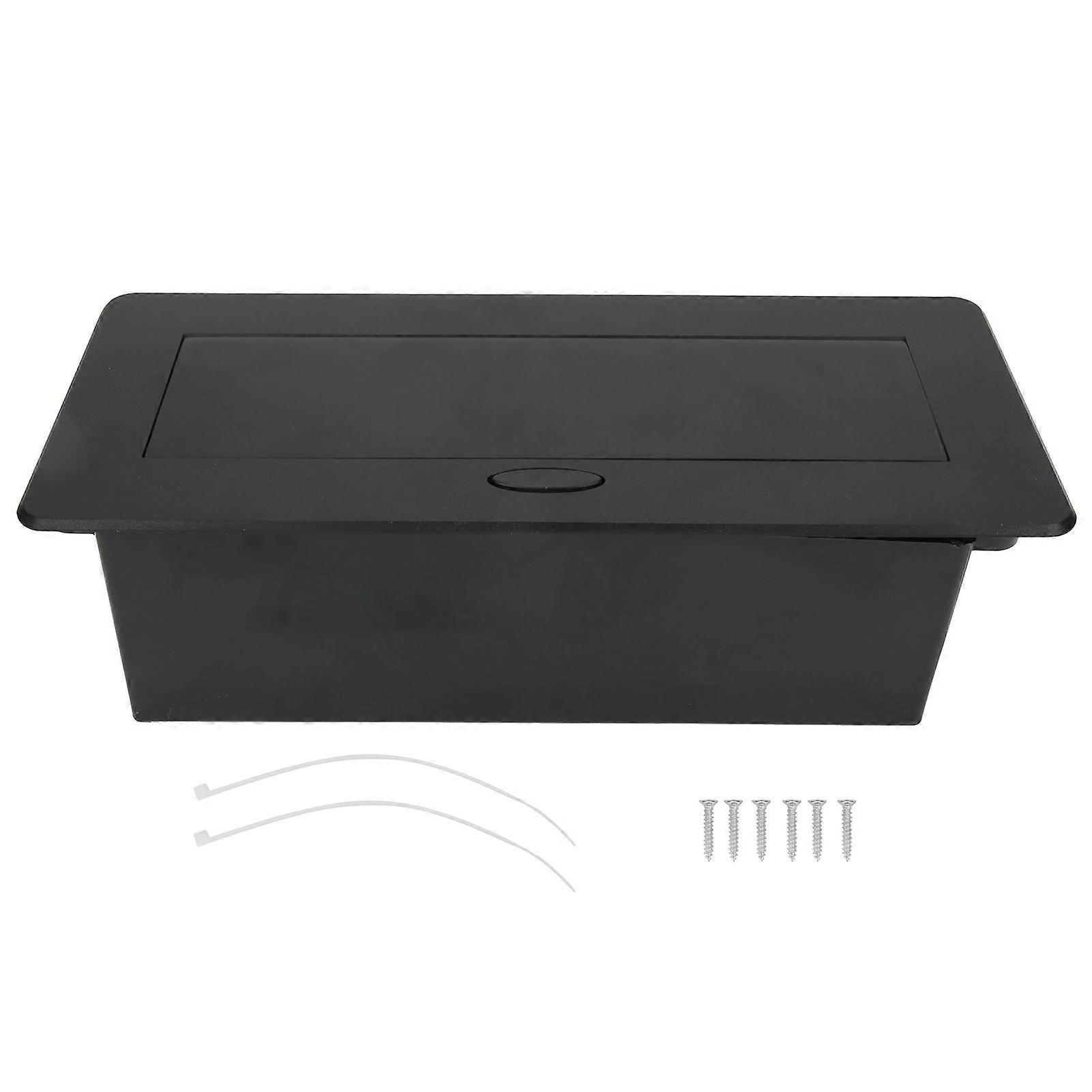 Dual Power Socket Desk Embedded DualUSB with SlowBounce Damping 16A