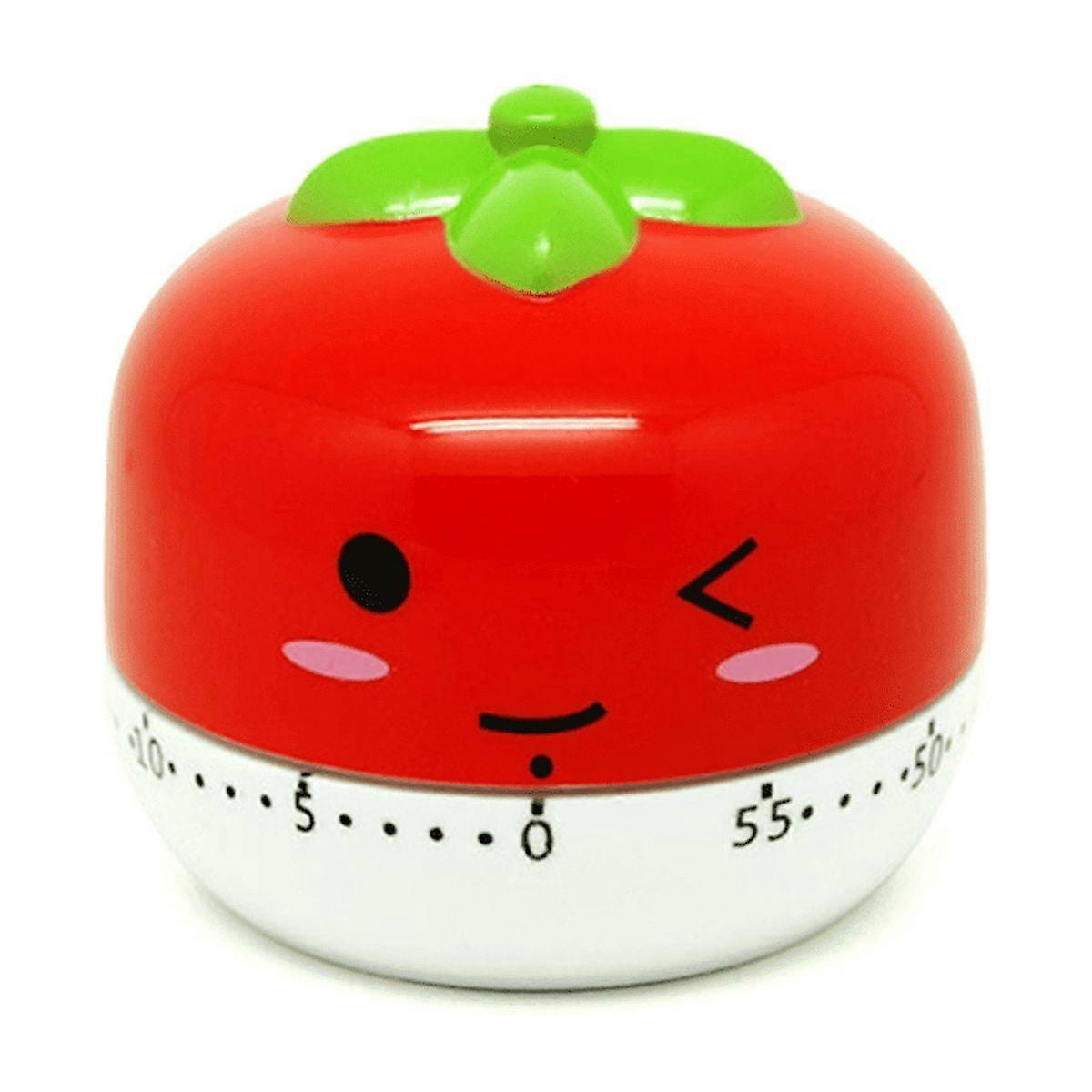 Rotary Tool Egg Cooker Timer Novelty Kitchen Timer Vegetable Animal Cooking Timer Digital Egg Timer Cupcake Timer Red
