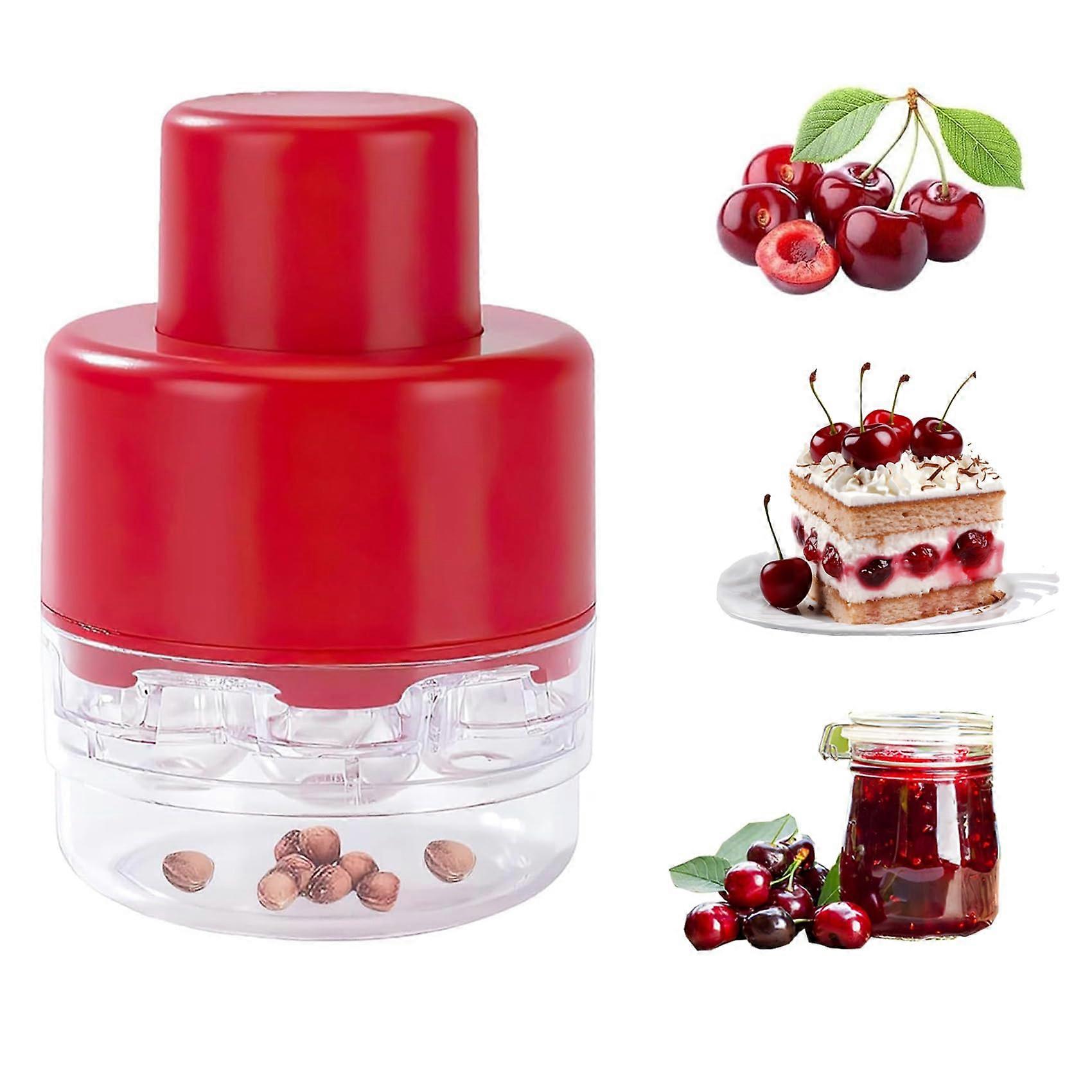 Pitter Tool 7Hole, MultiCherry Pit Remover, Seed Remover For Kitchen And Cake , Handheld