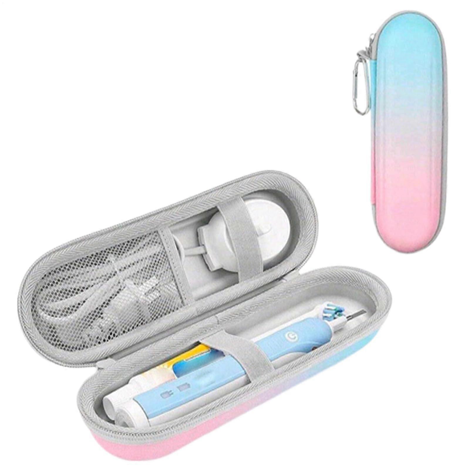 Electric Toothbrush Case, Protective Storage Bag, Portable Travel Container, Fits Most Models, EVA Case, Black