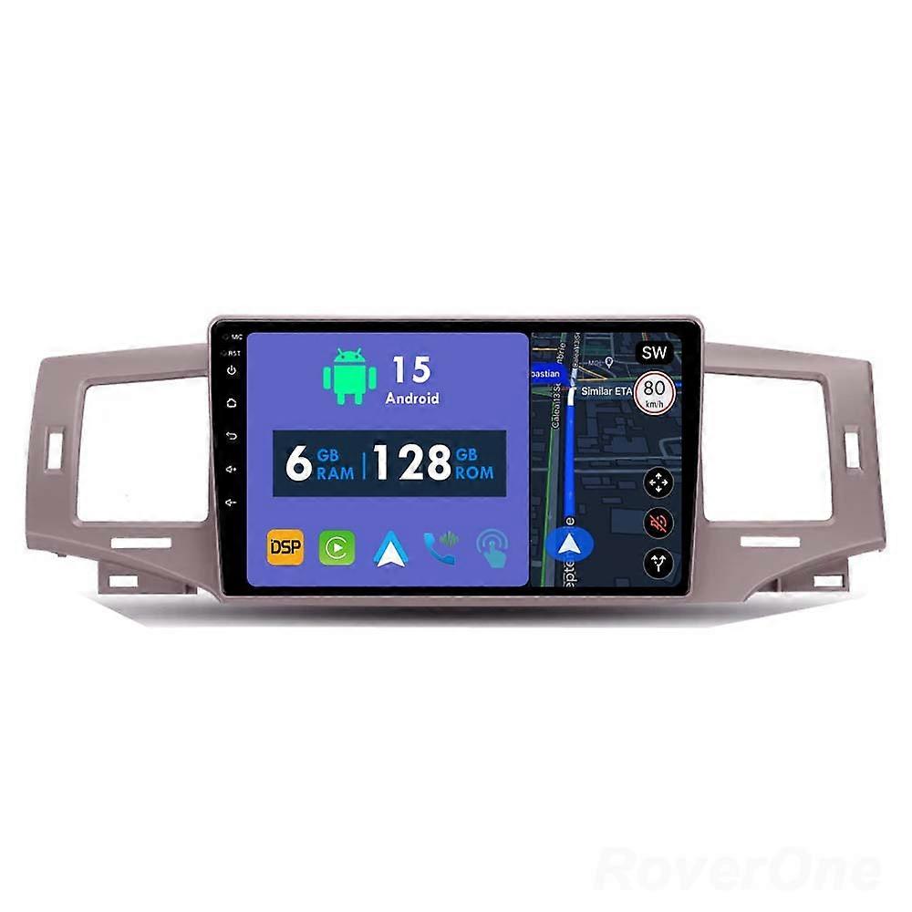 Car Radio 6G+128G CarPlay GPS Navigation Head Unit for Toyota Corolla 9 E120 2004 - 2006 Android Auto Bluetooth Stereo Touch Screen