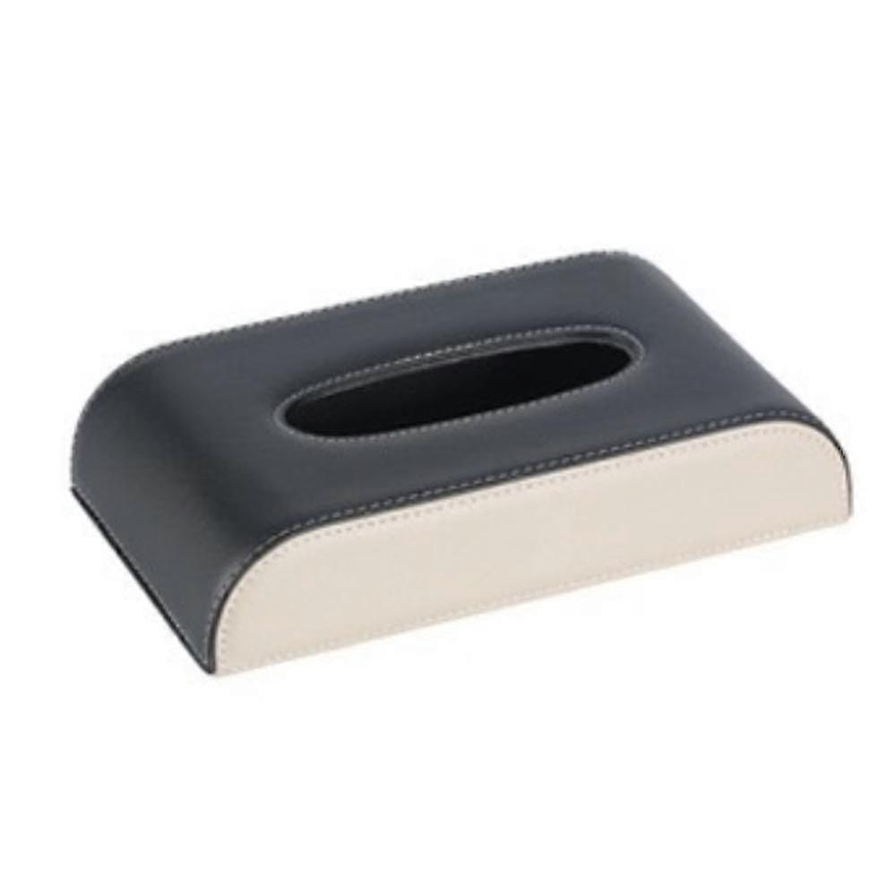 Car Mounted Practical Tissue Holder Creative Multifunctional Leather Block Type SeatTissue Boxes