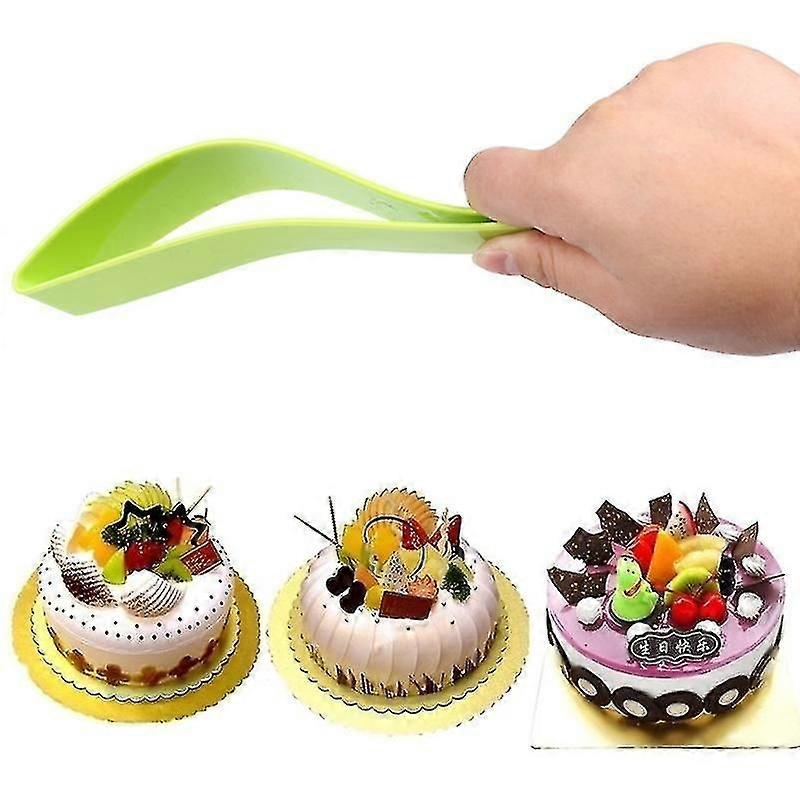 Convenient Plastic One-piece Cake Pie Slicer Sheet Guide Cutter Server Bread Slice Knife