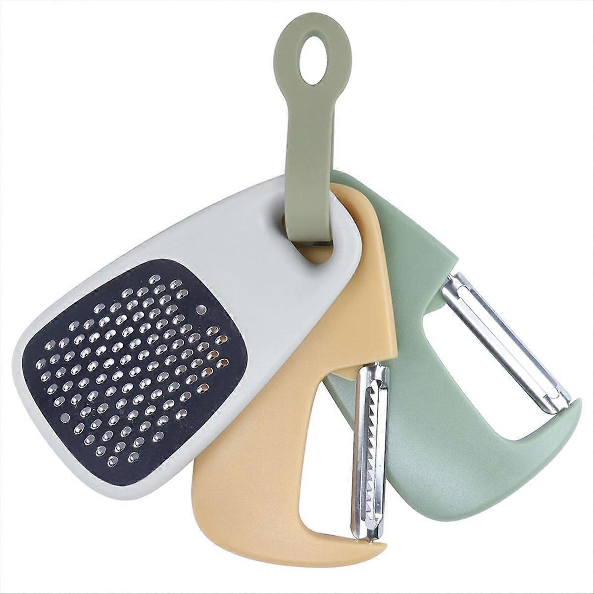 3 Pieces Vegetable Peeler, Julienne Peeler, Stackable Cooking Tools