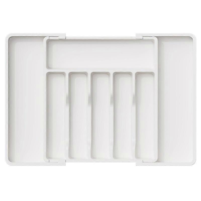 New Expandable Plastic Drawer Cutlery Tray New Floor Knife and Fork Storage Box
