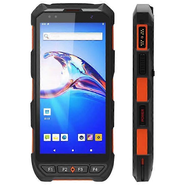 5.5 inch Android 10 IP65 Handheld Industrial Data Terminal Barcode Scanner, Style: ID + Fingerprint Recognition