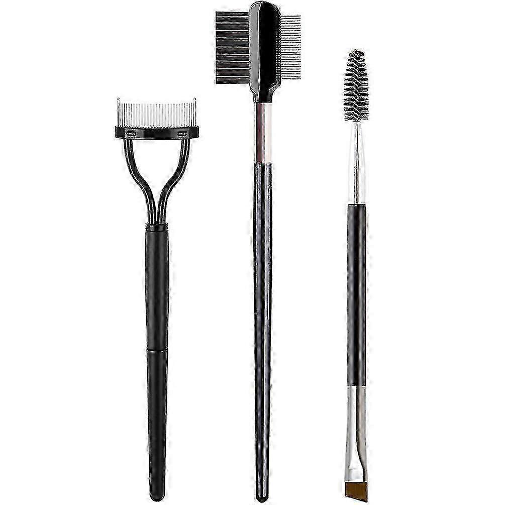 Eyelash comb Dou eyebrow brush with coil, mascara, separator, metal toothbrush